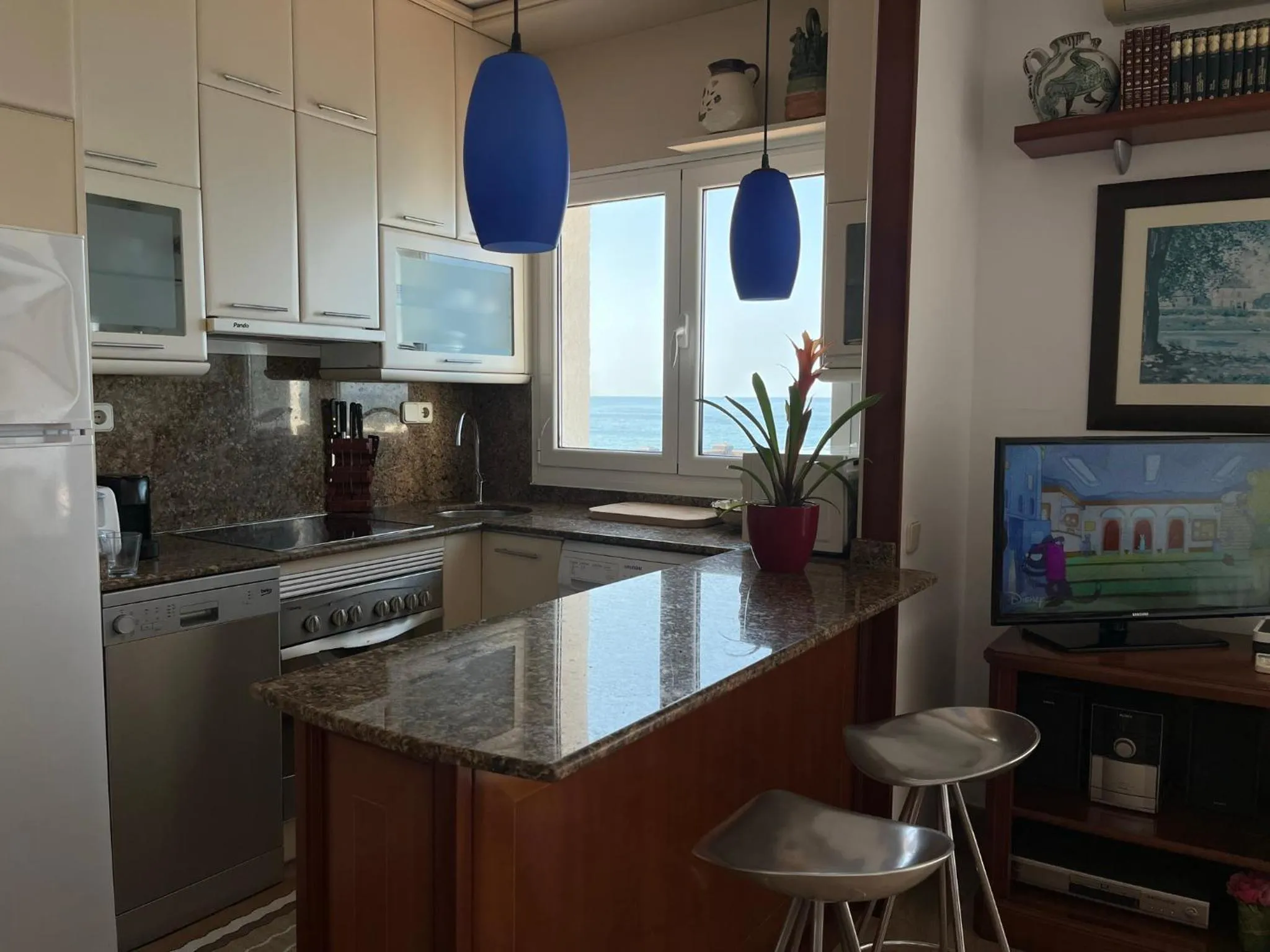 Apartamento en acantilado con wifi y aire acondicionado