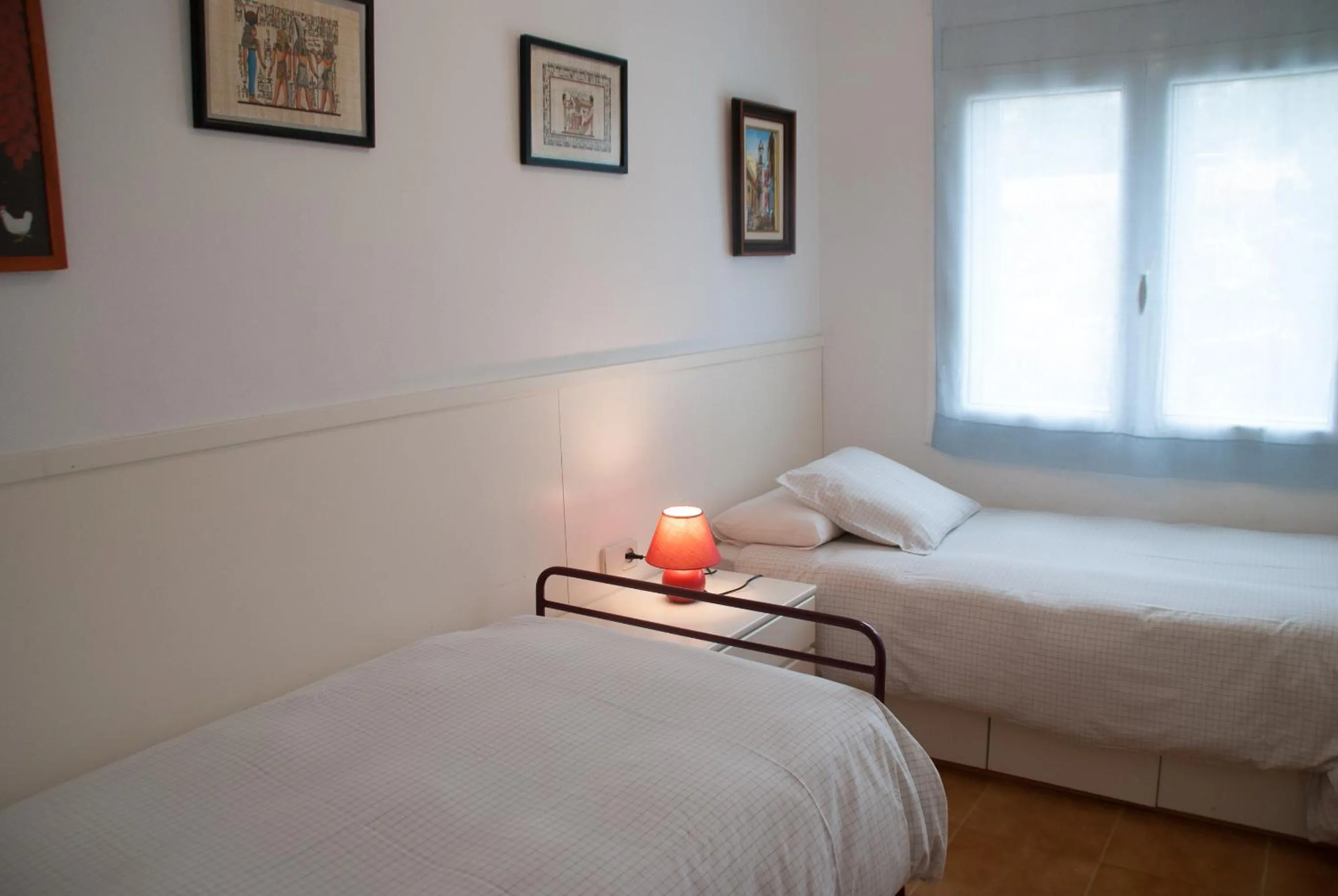 Bed in Apartamento en acantilado con wifi y aire acondicionado