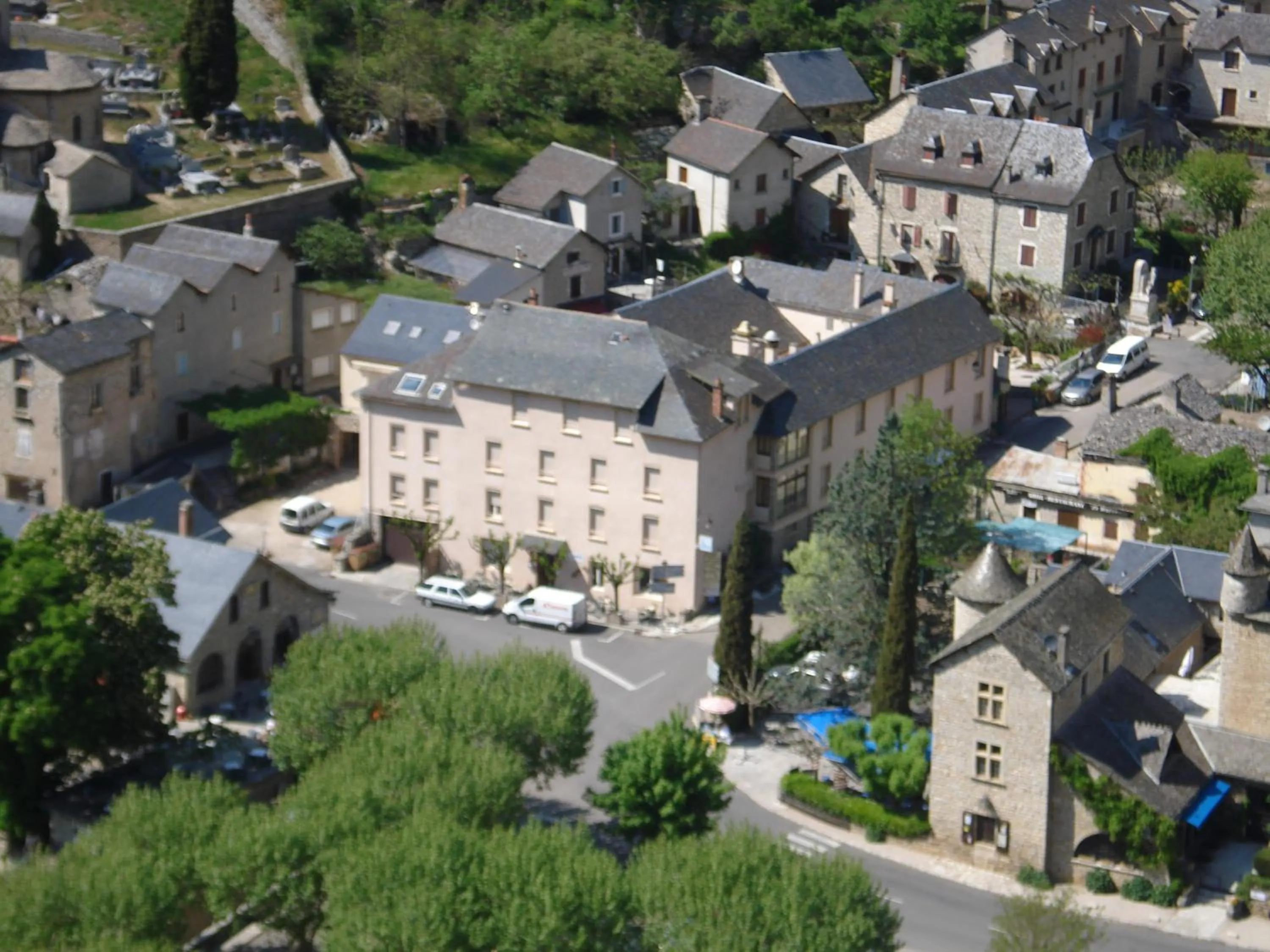 Bird's eye view in Hôtel des Bateliers