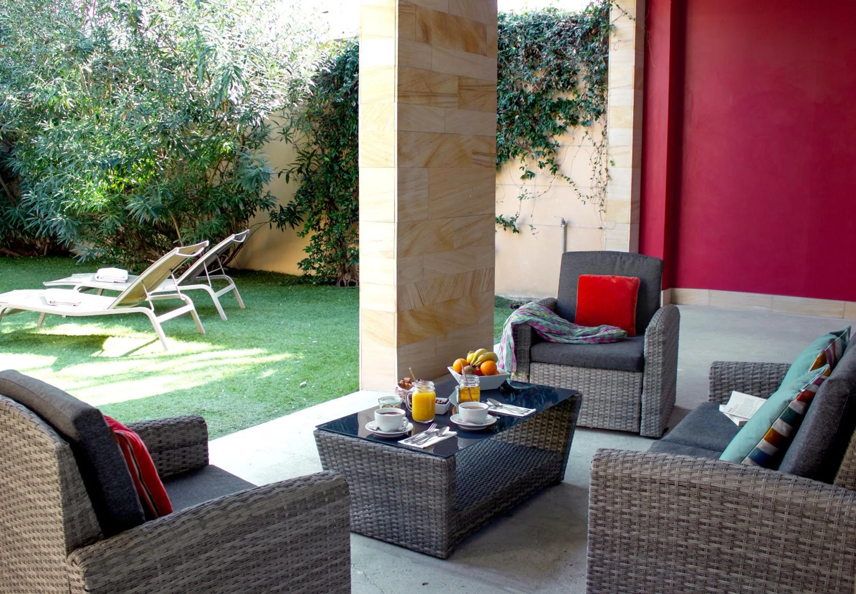 Garden view in Best Western Plus Le Lavarin