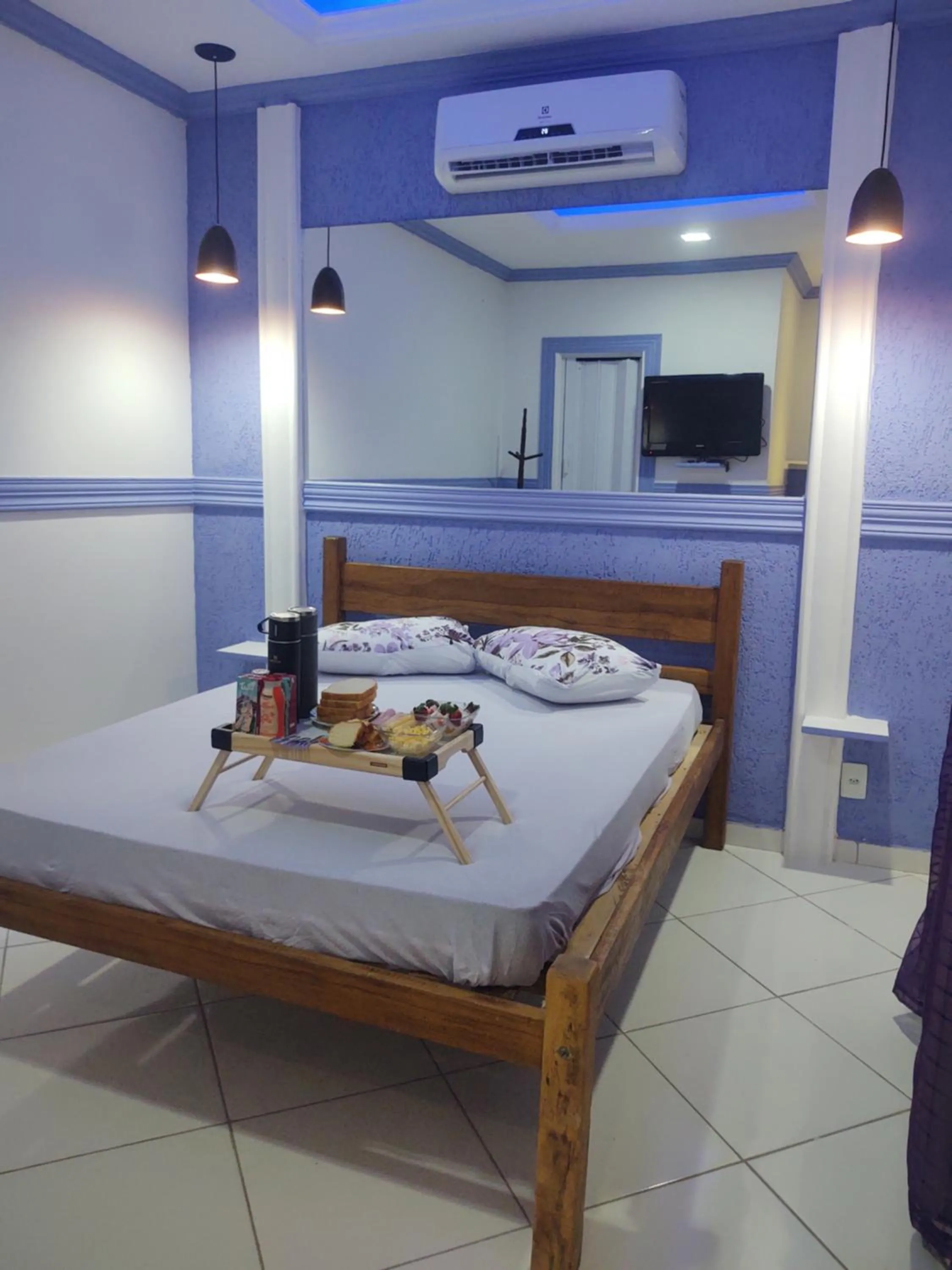 Bed in Pousada Caiçara