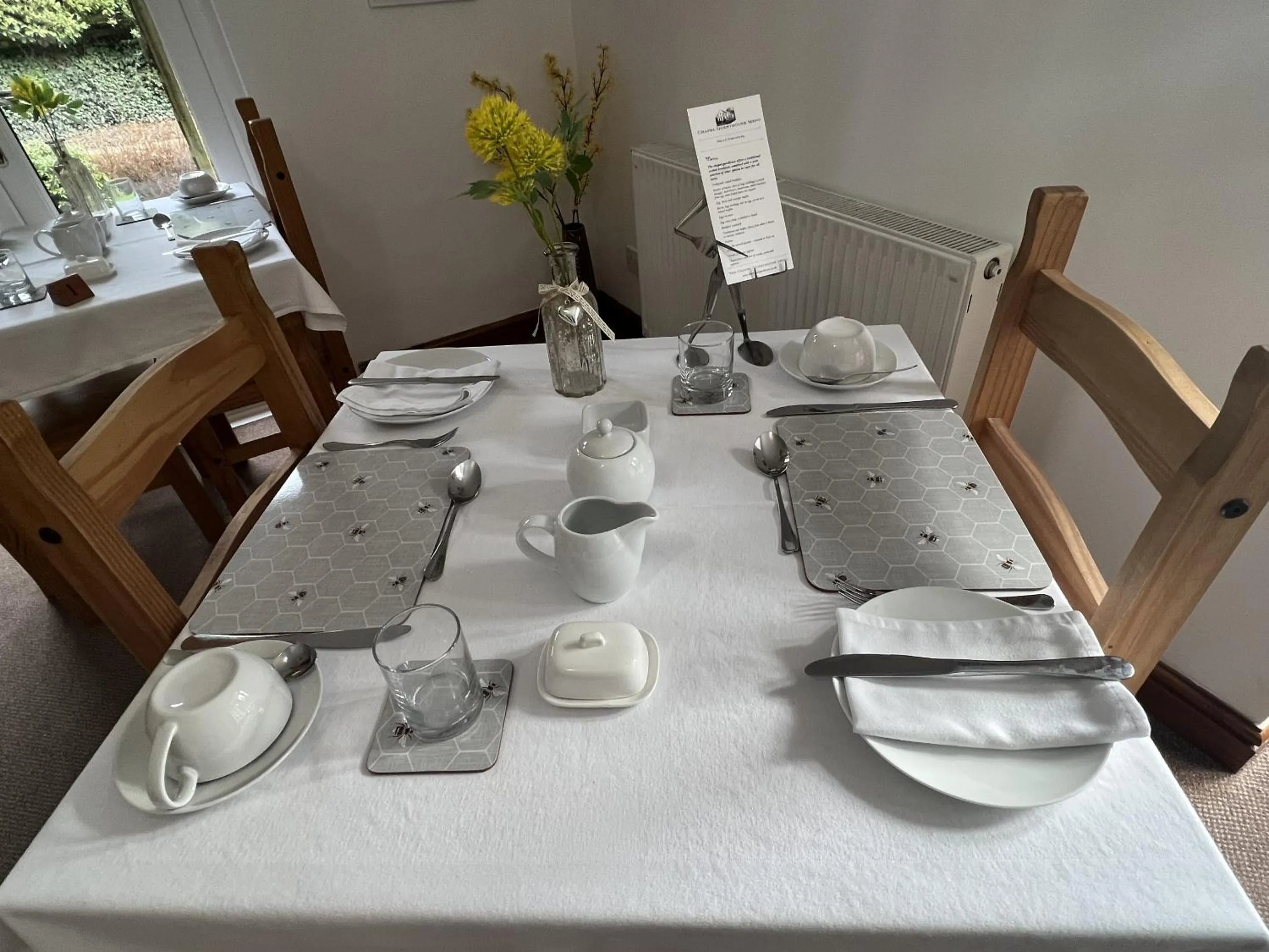 Dining area in The Chapel Guest House