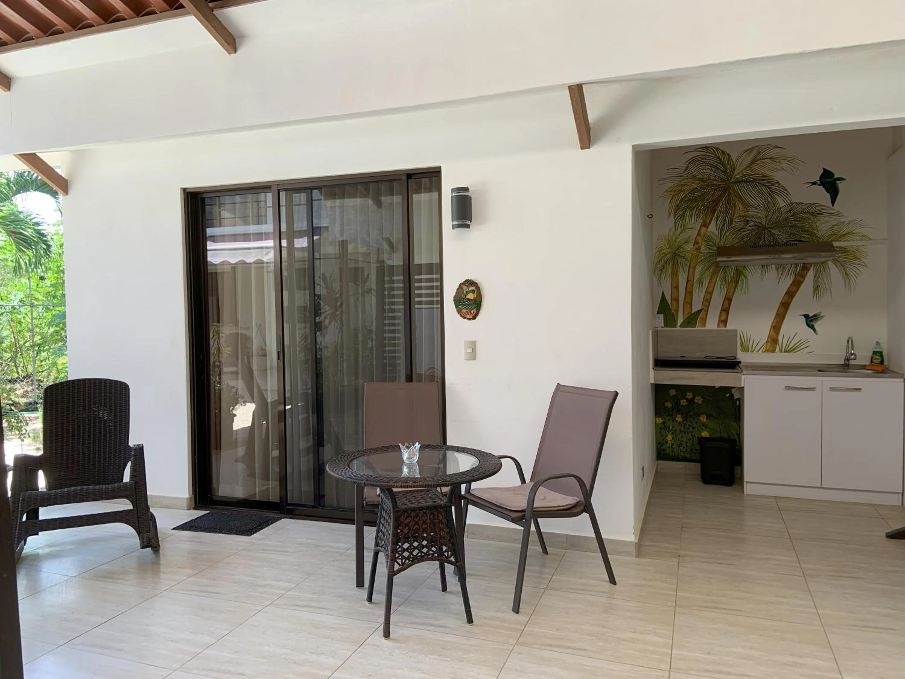 Seating area in Las Perlitas Rentals Playa Samara