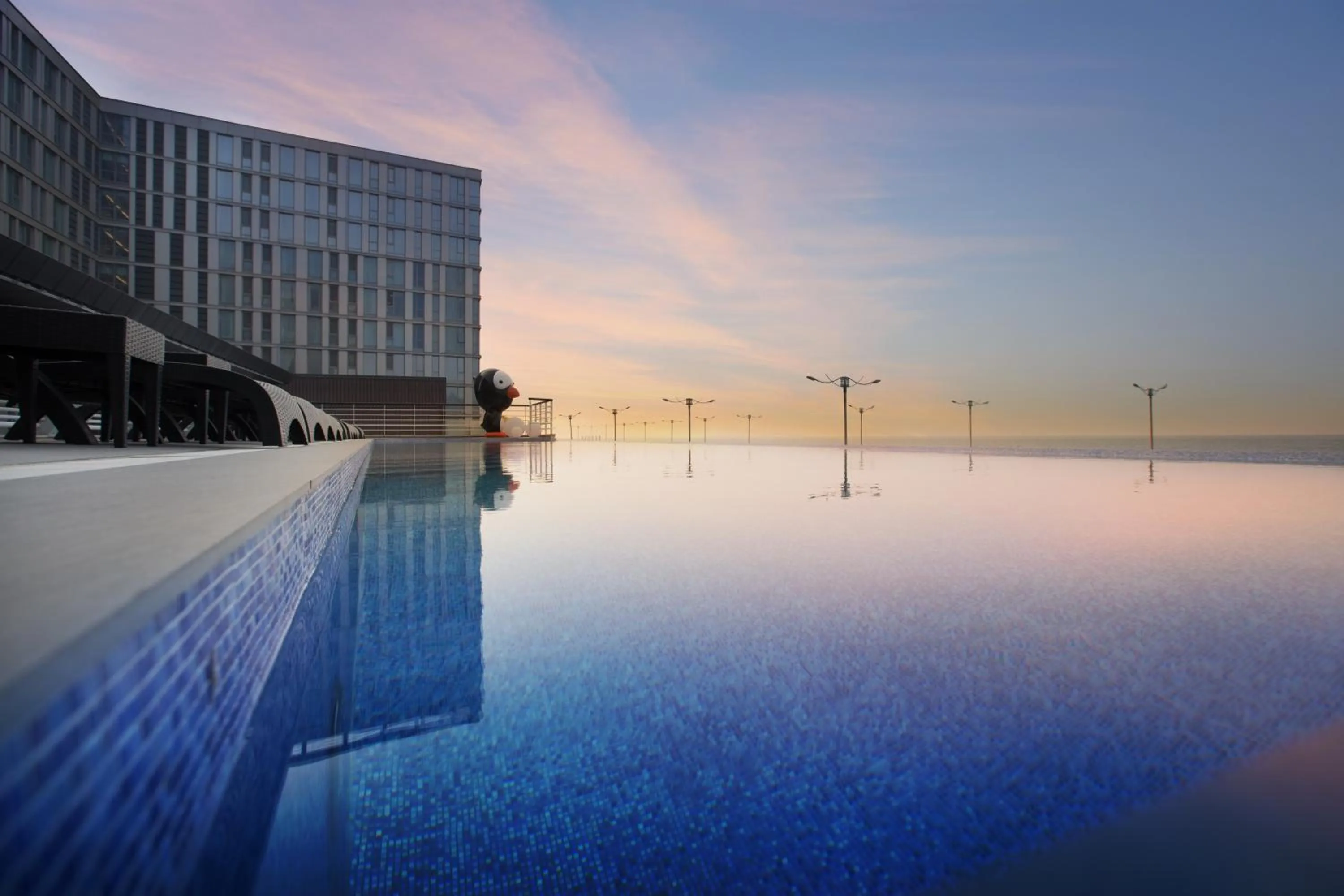 Swimming pool in Hotel Whistlelark Jeju