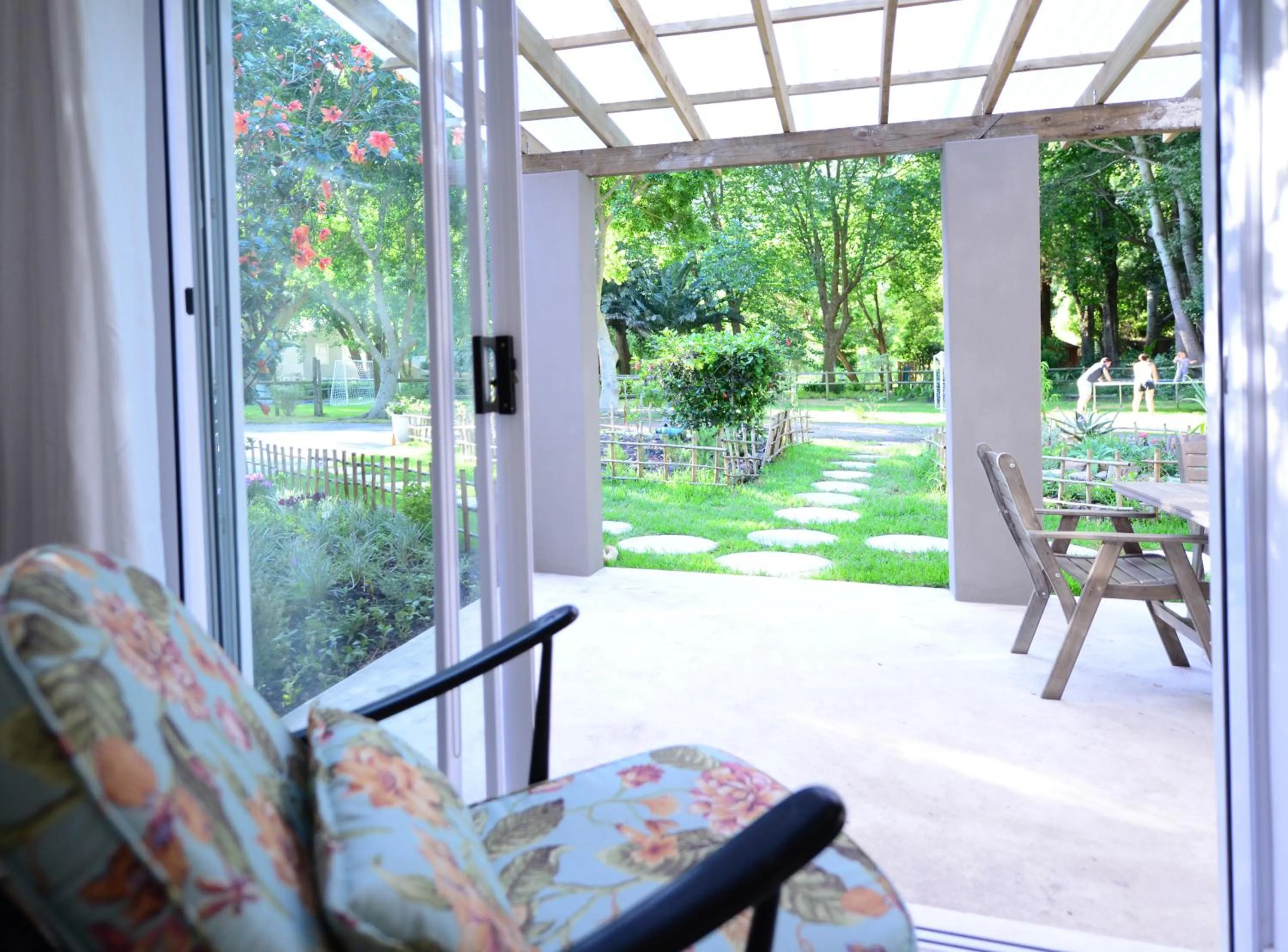 Patio in Waterland Lodge