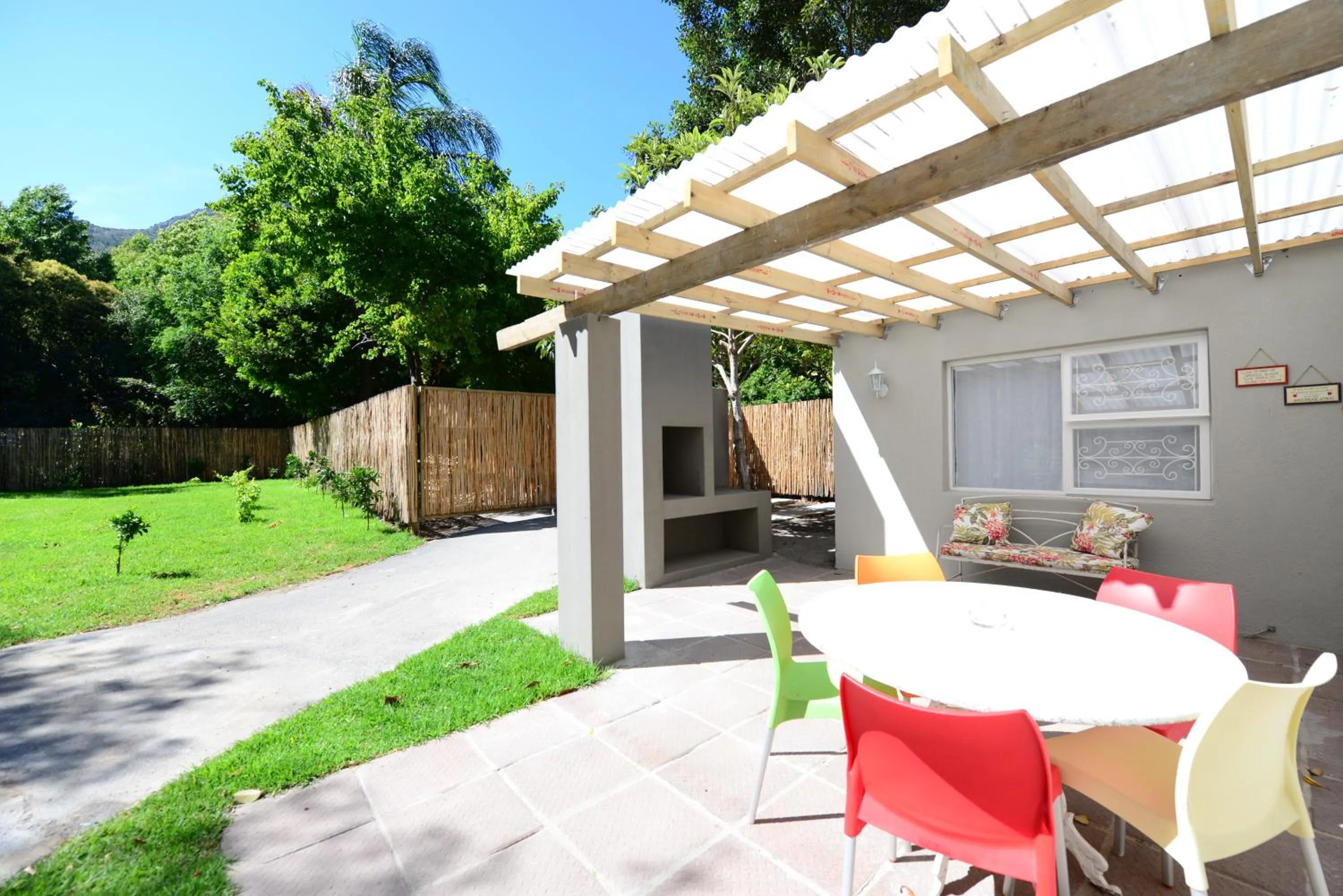 Patio in Waterland Lodge