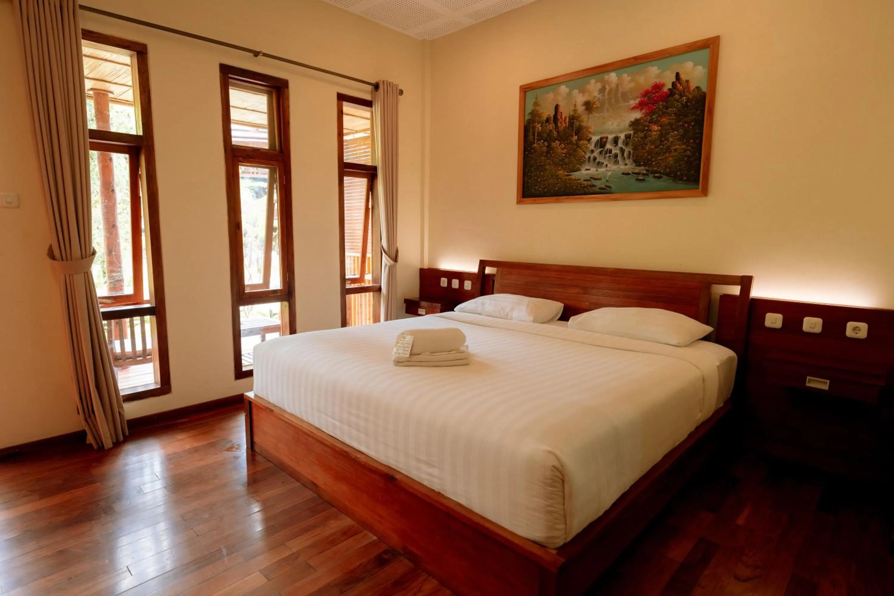 Bed in Spring Hill Hotel Ruteng