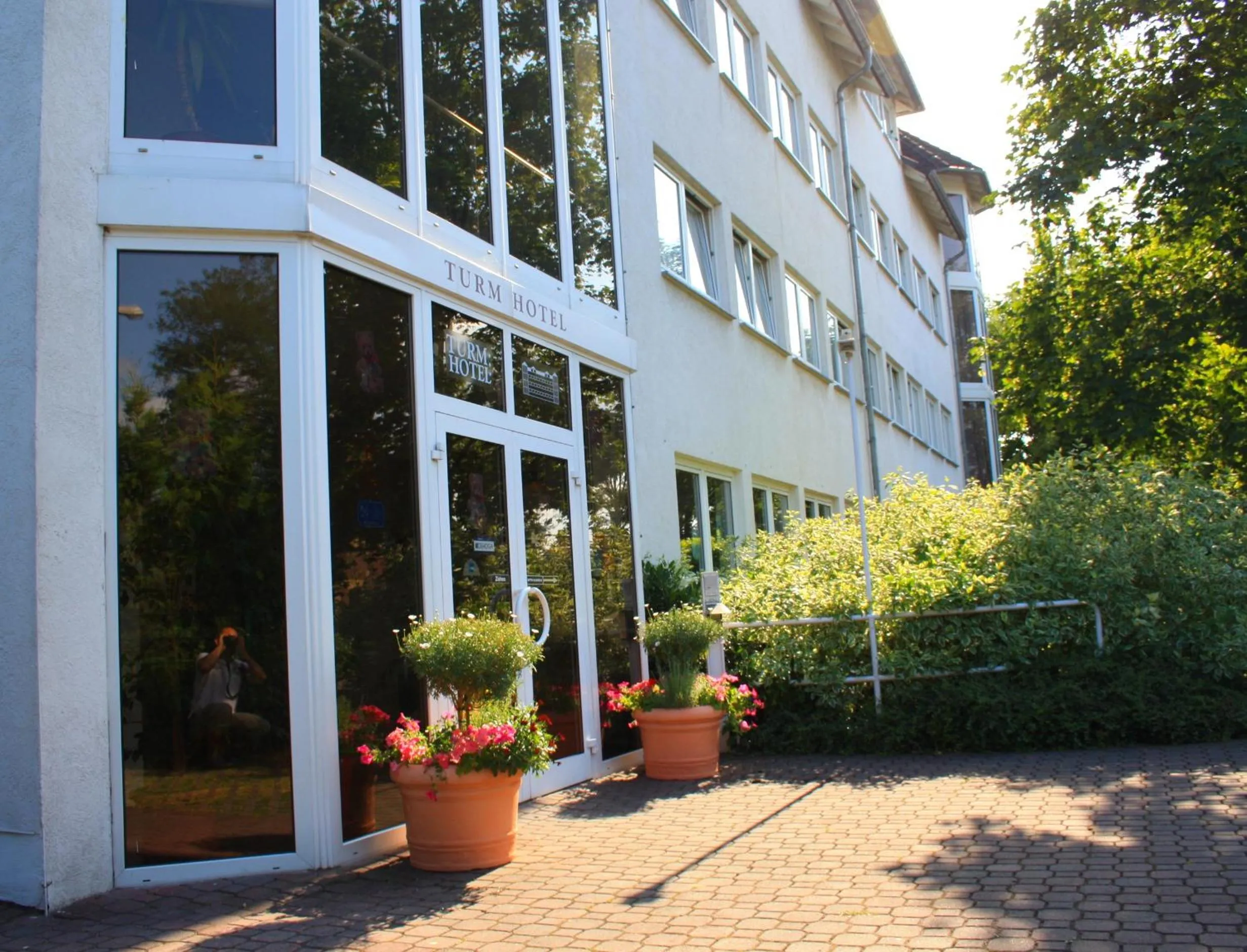 Facade/entrance in Turm Hotel Hanau