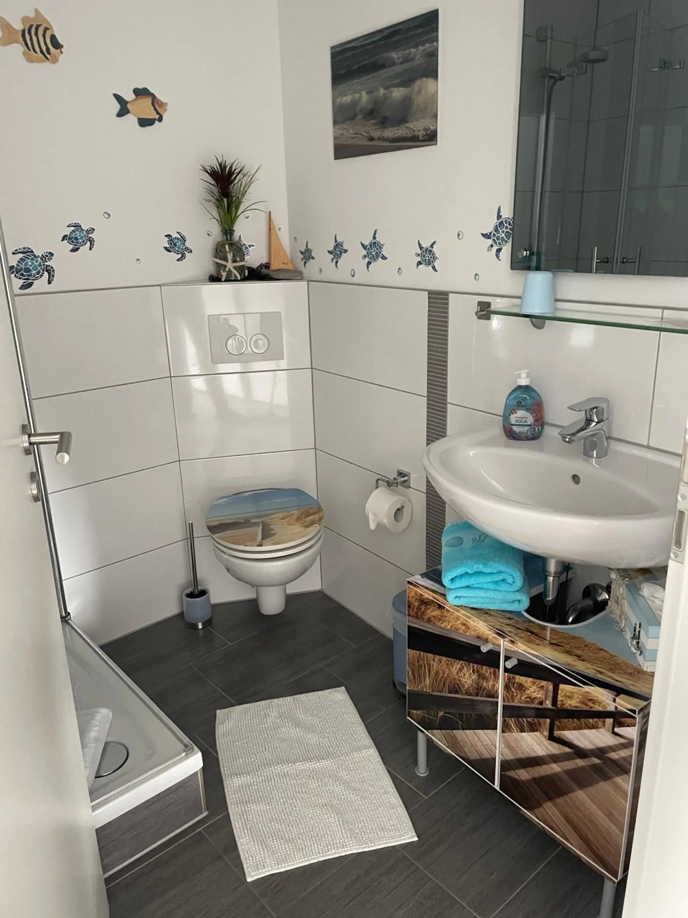 Bathroom in Gästehaus Köhler