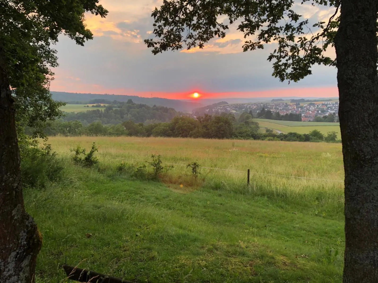 Natural landscape in Gästehaus Köhler