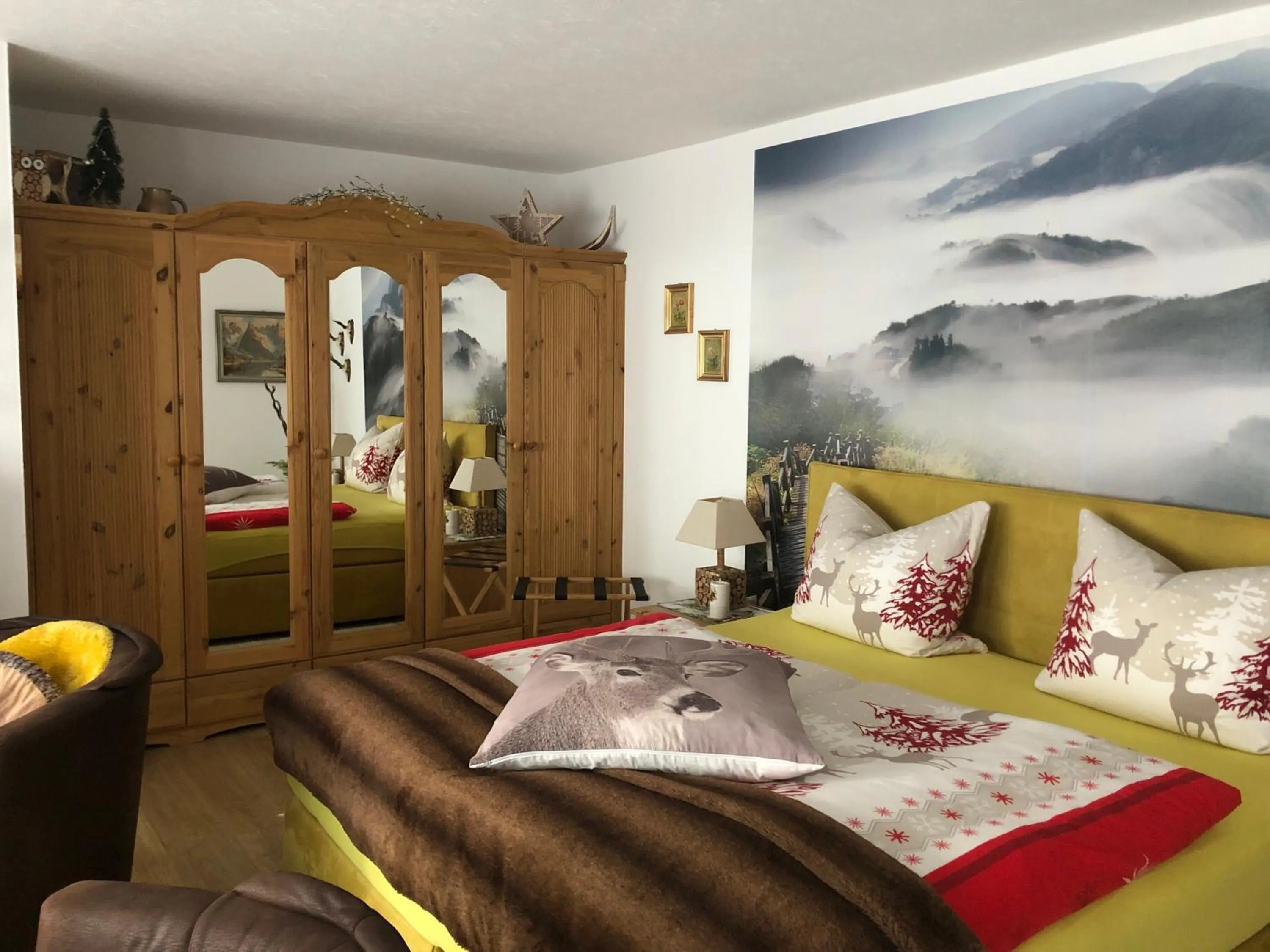 Bed in Gästehaus Köhler