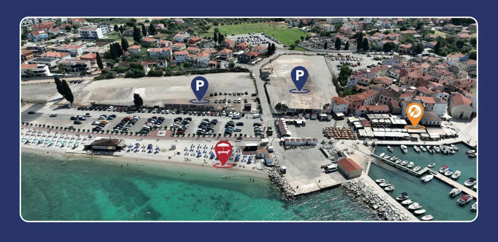 Bird's eye view in Hotel Marina