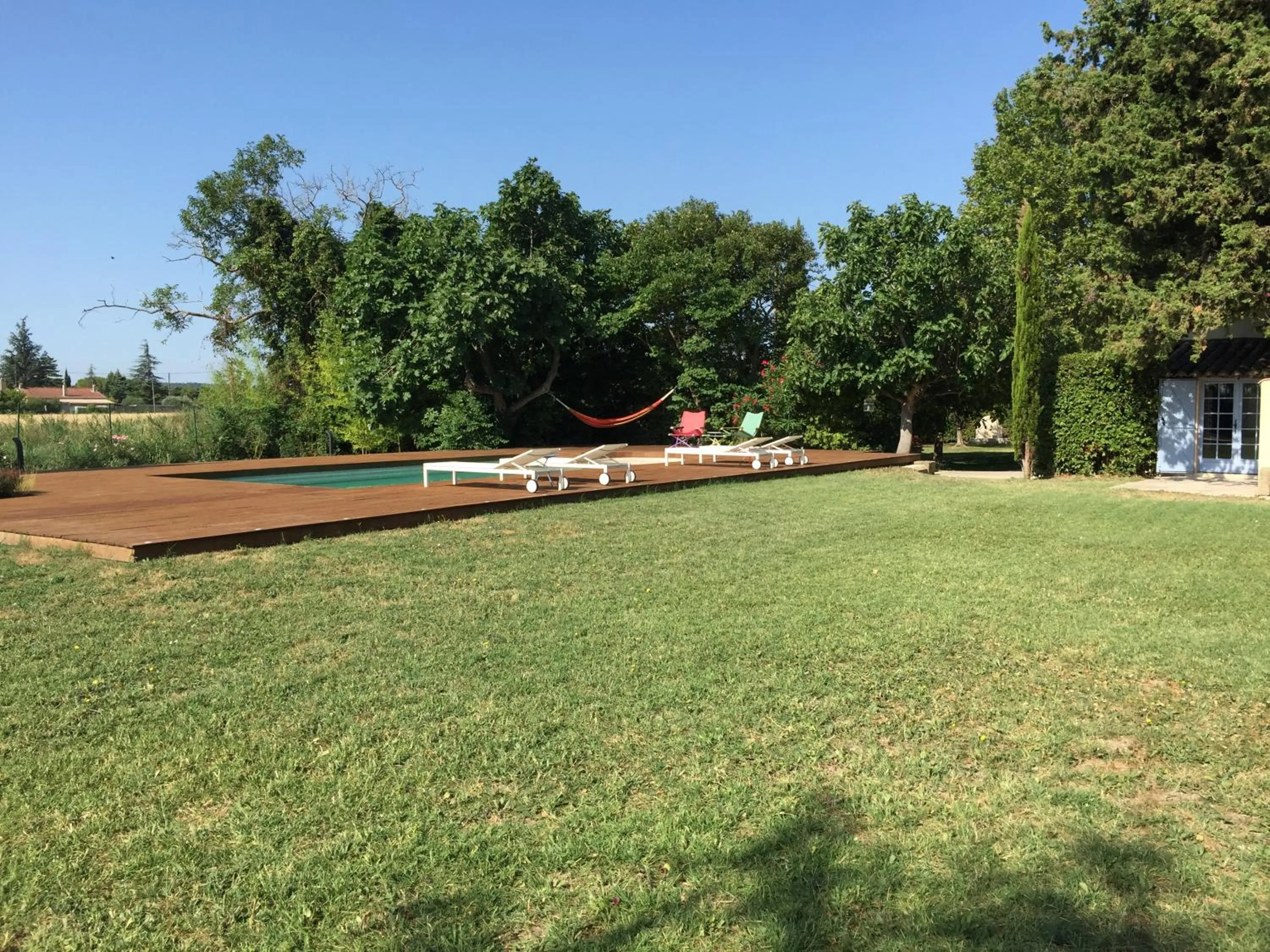 Garden view in Mas Li Doumenge