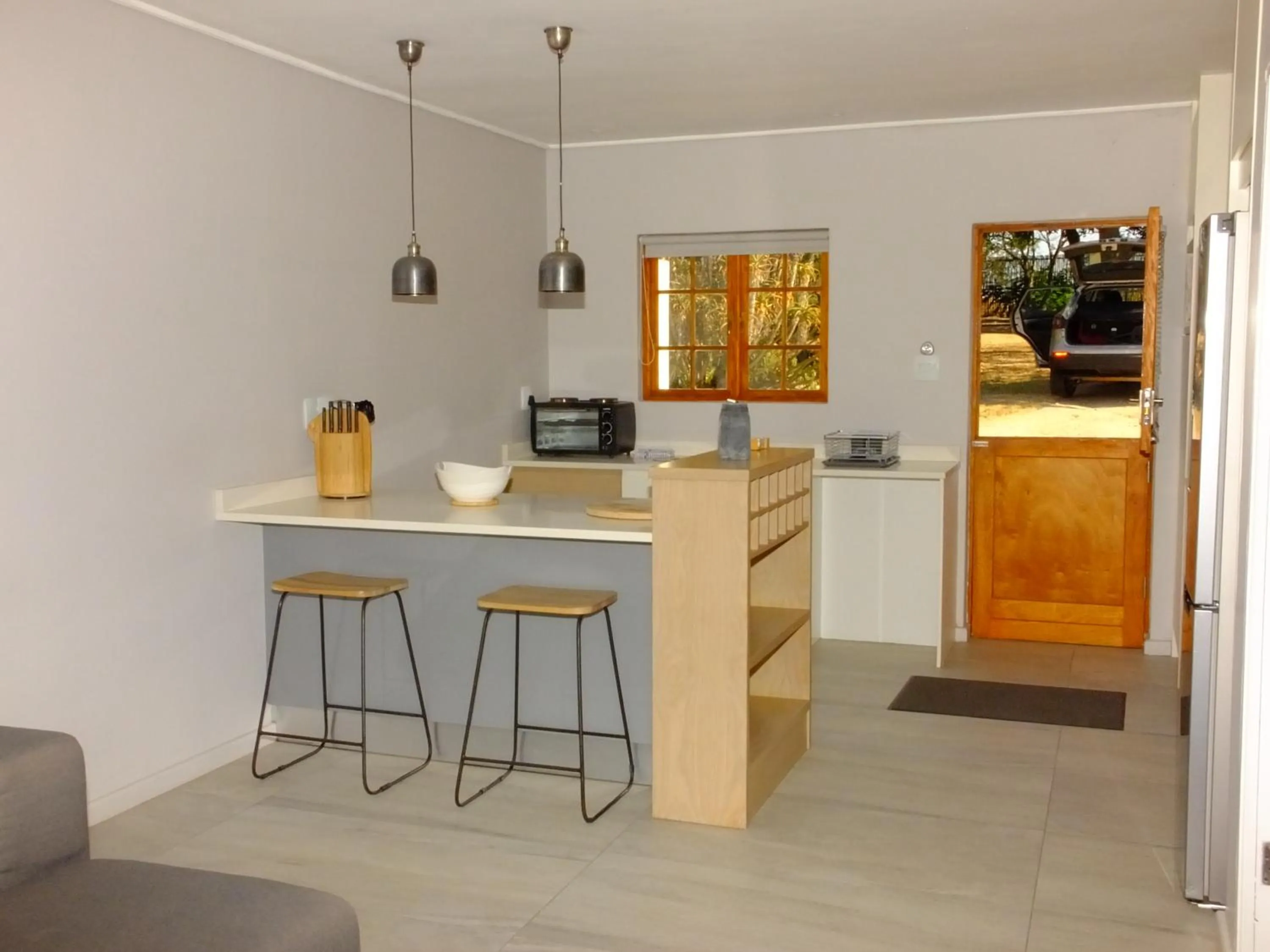 Kitchen or kitchenette in Lauradale Accommodation
