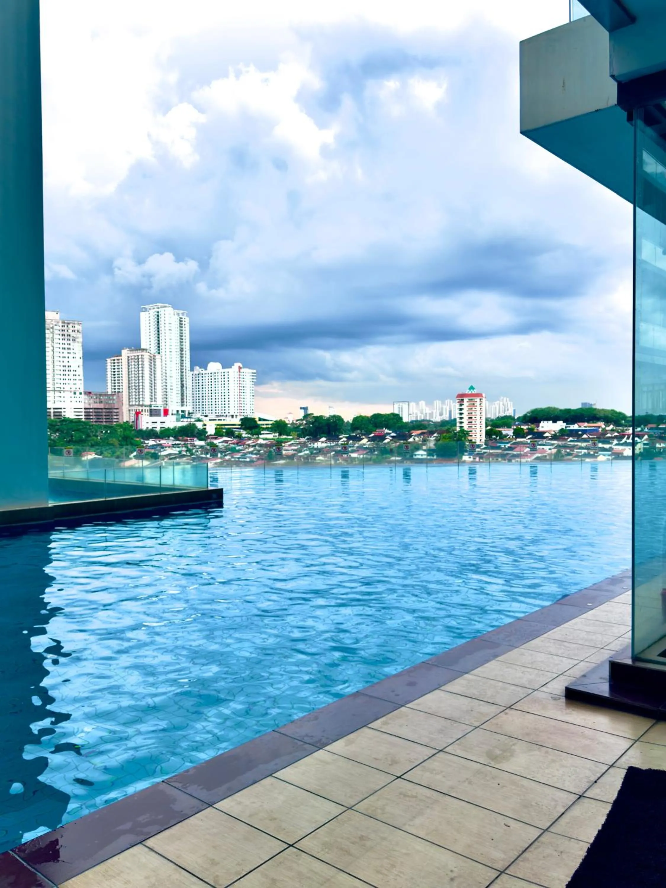 Swimming pool in JB City Shopping Mall Apartment