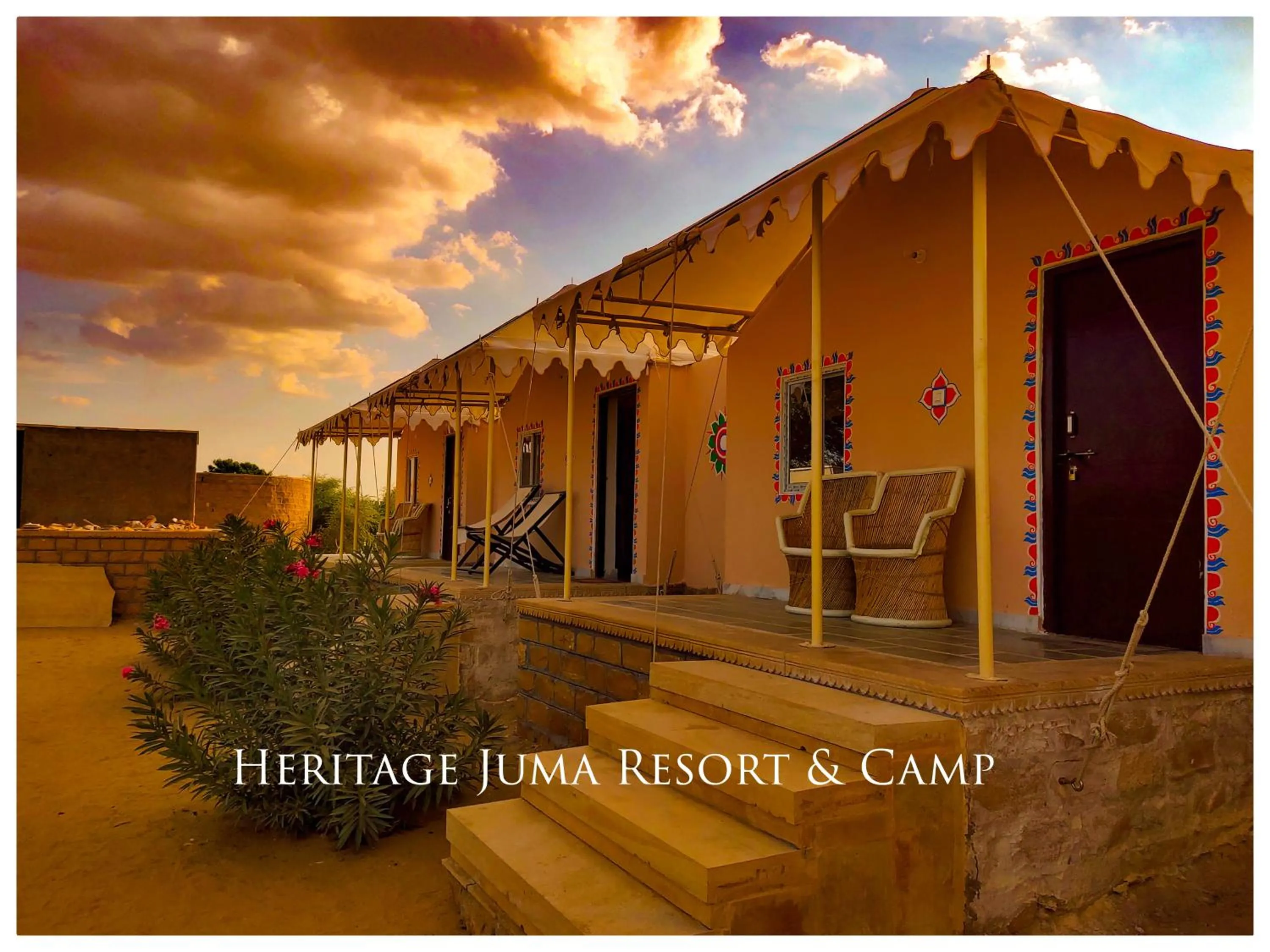 Property building in Heritage Juma Resort with swimming pool