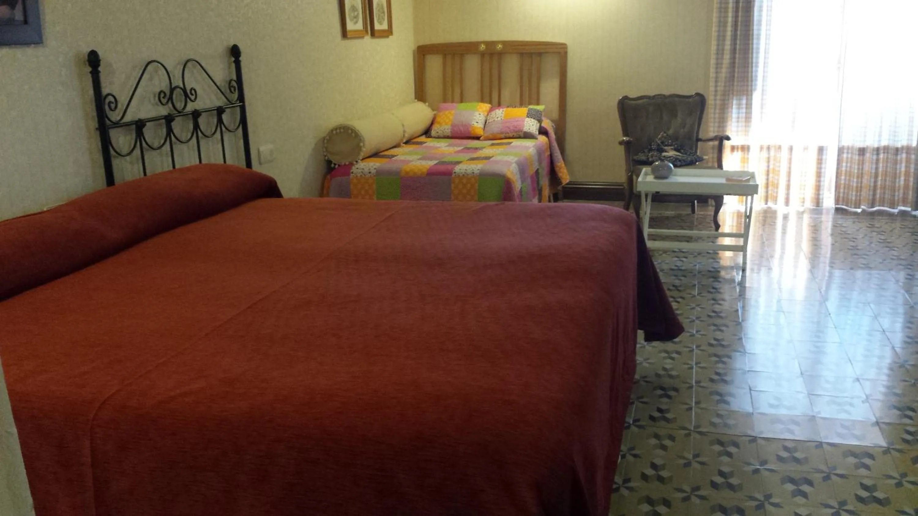 Bed in Posada de Los Aceiteros