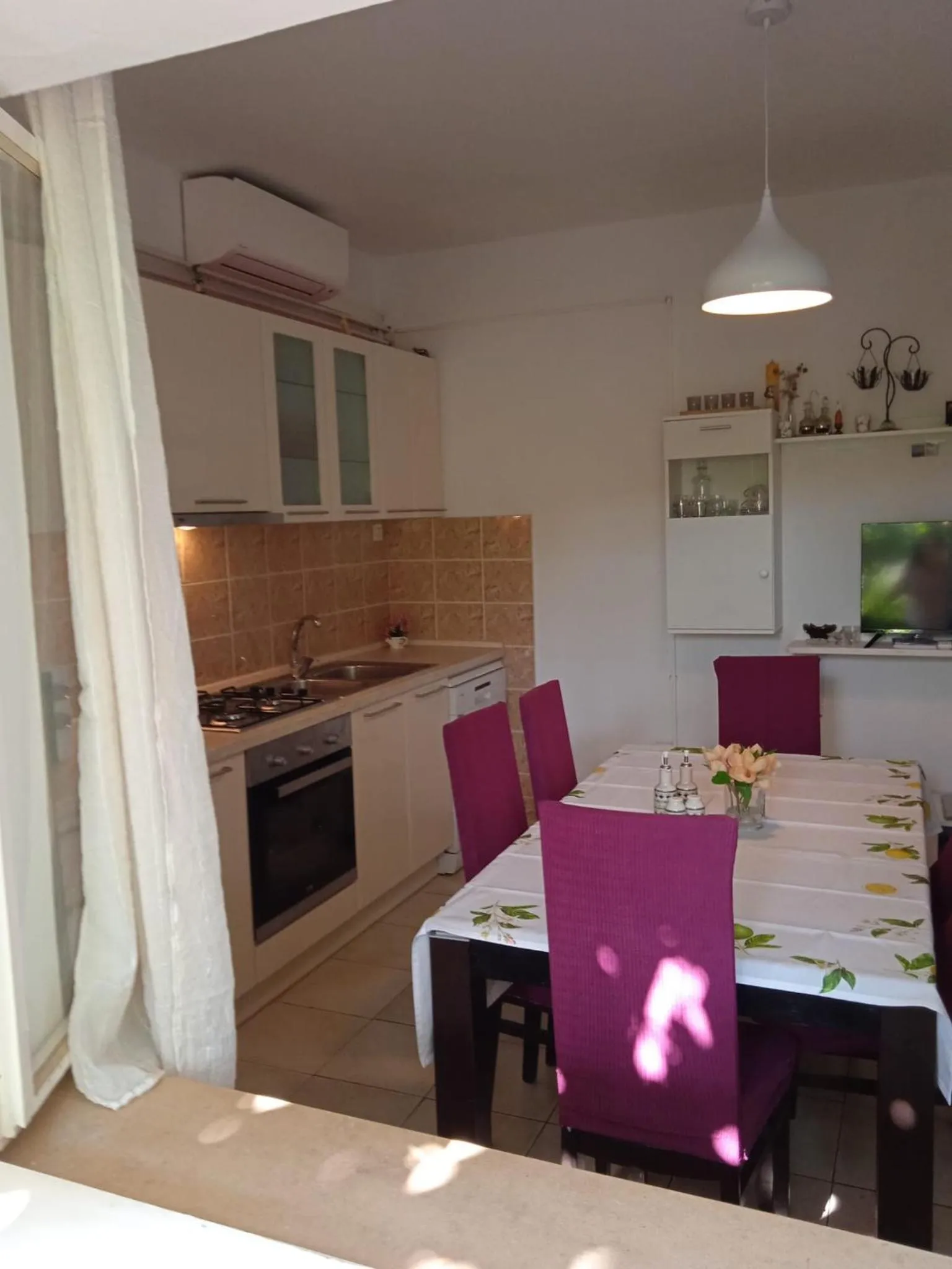 Kitchen or kitchenette in Apartments Marita