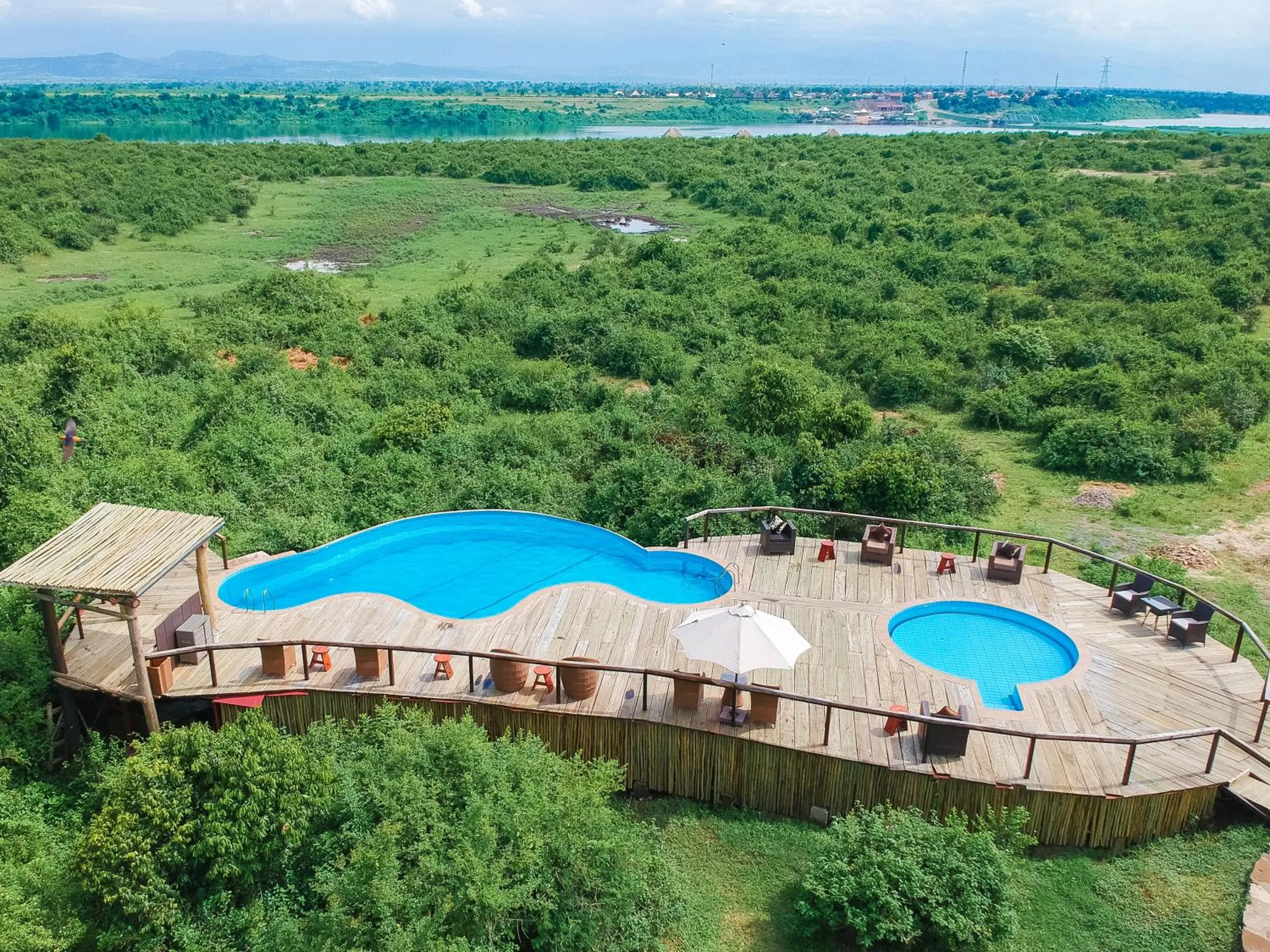 Swimming pool in Buffalo Safari Lodge