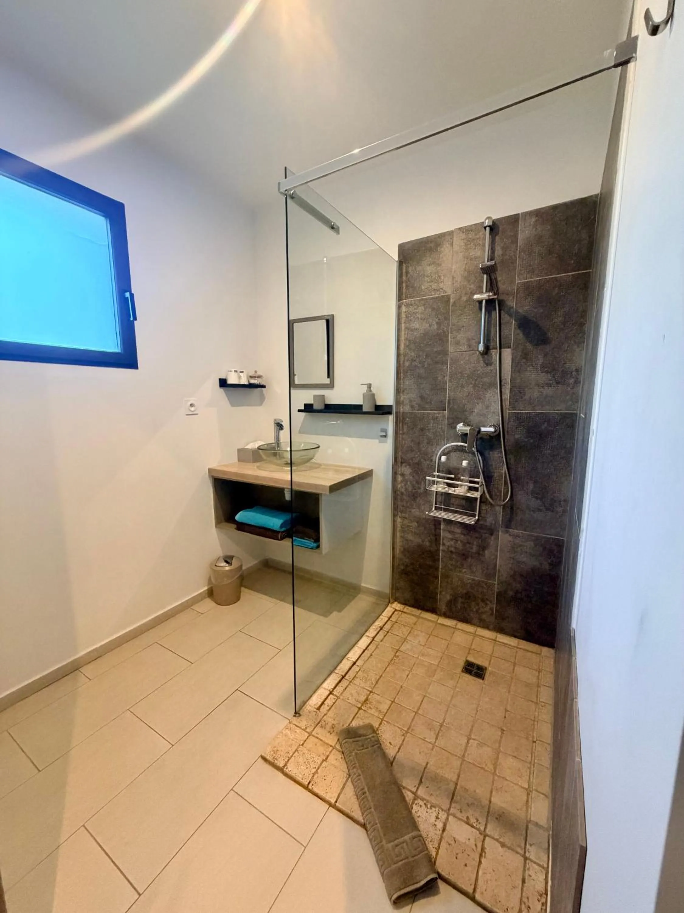 Shower in CARPE DIEM Résidence Hôtelière