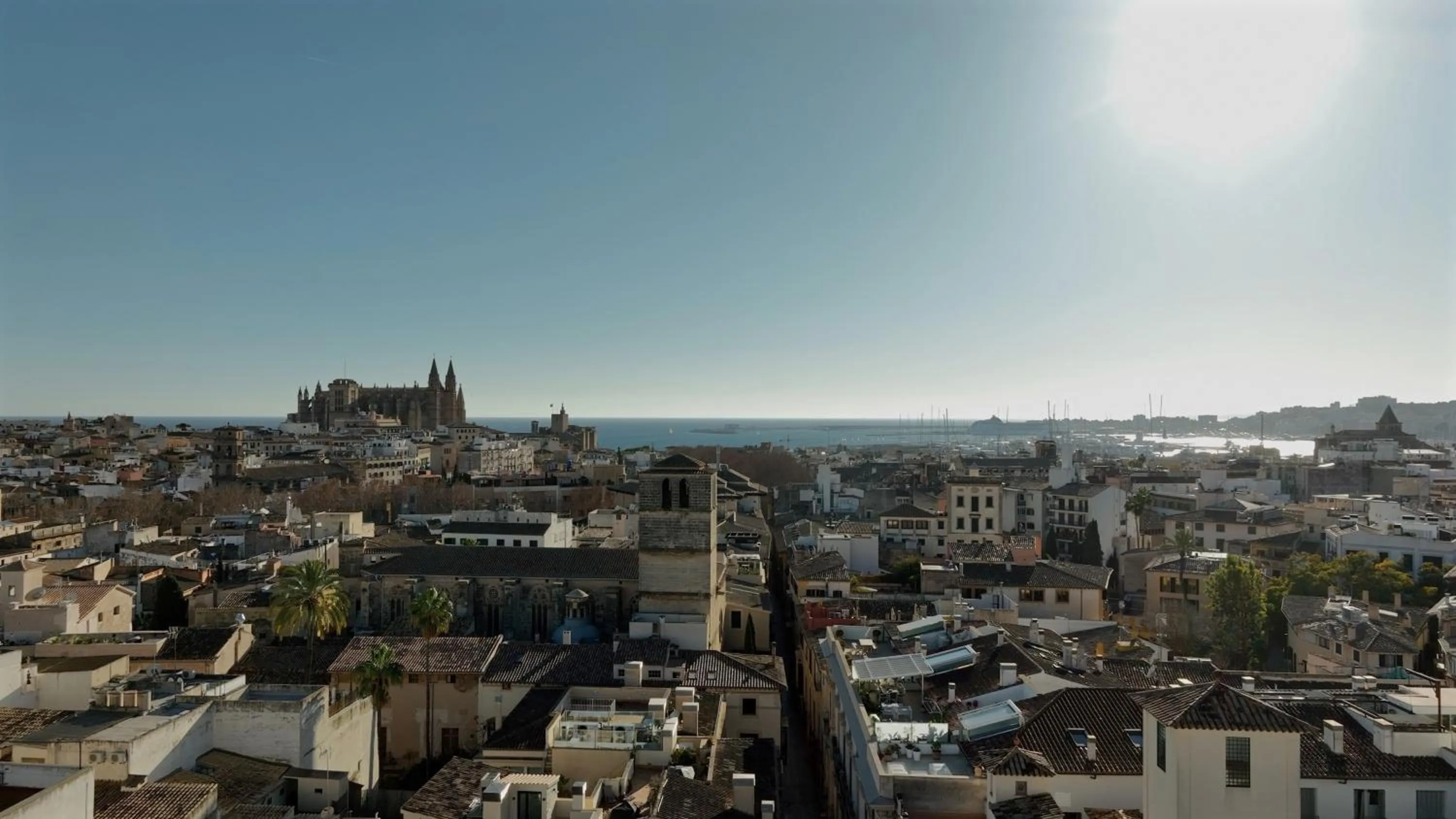 Bird's eye view in Sant Jaume Design Hotel