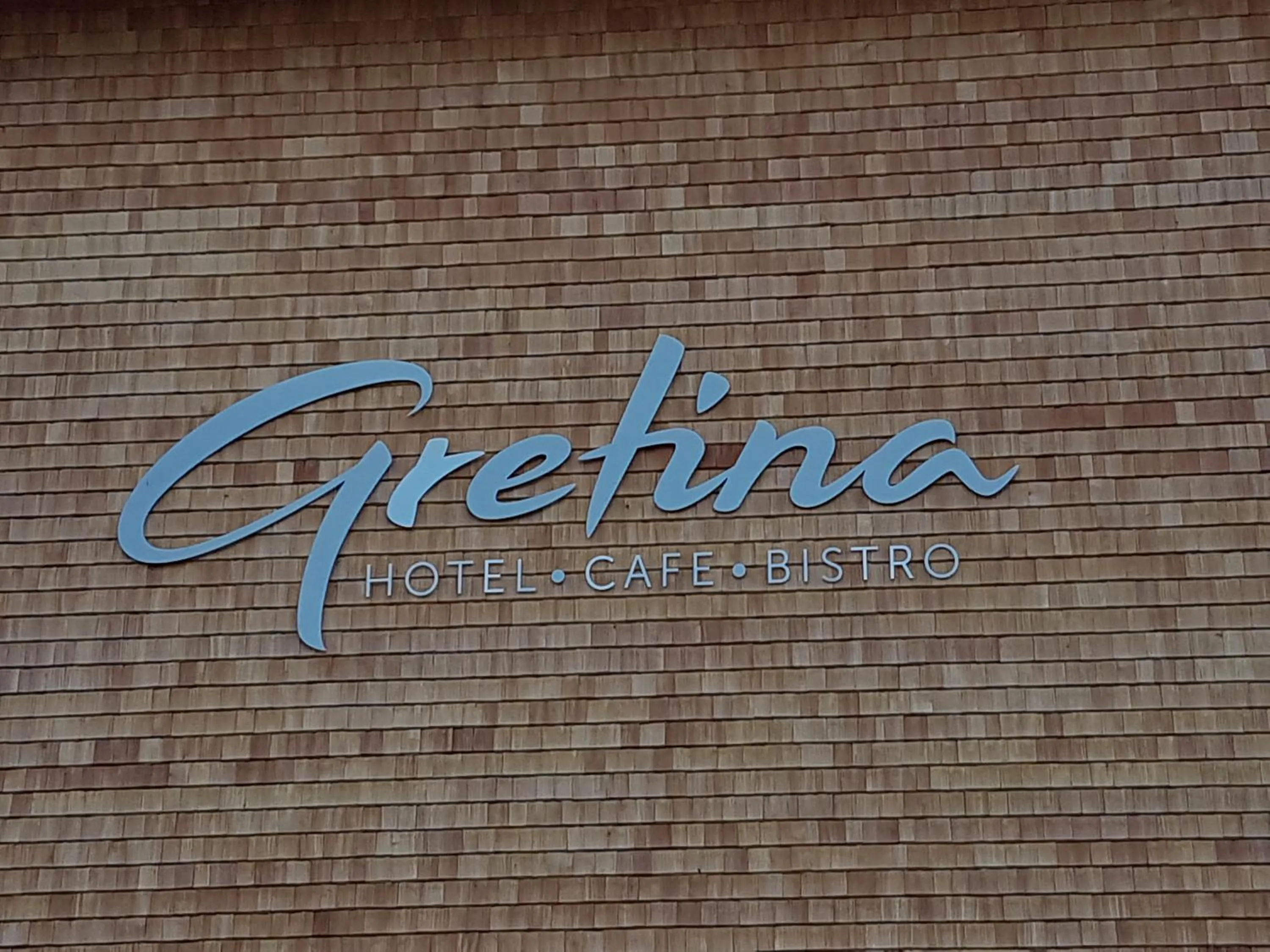 Property logo or sign in Hotel Gretina