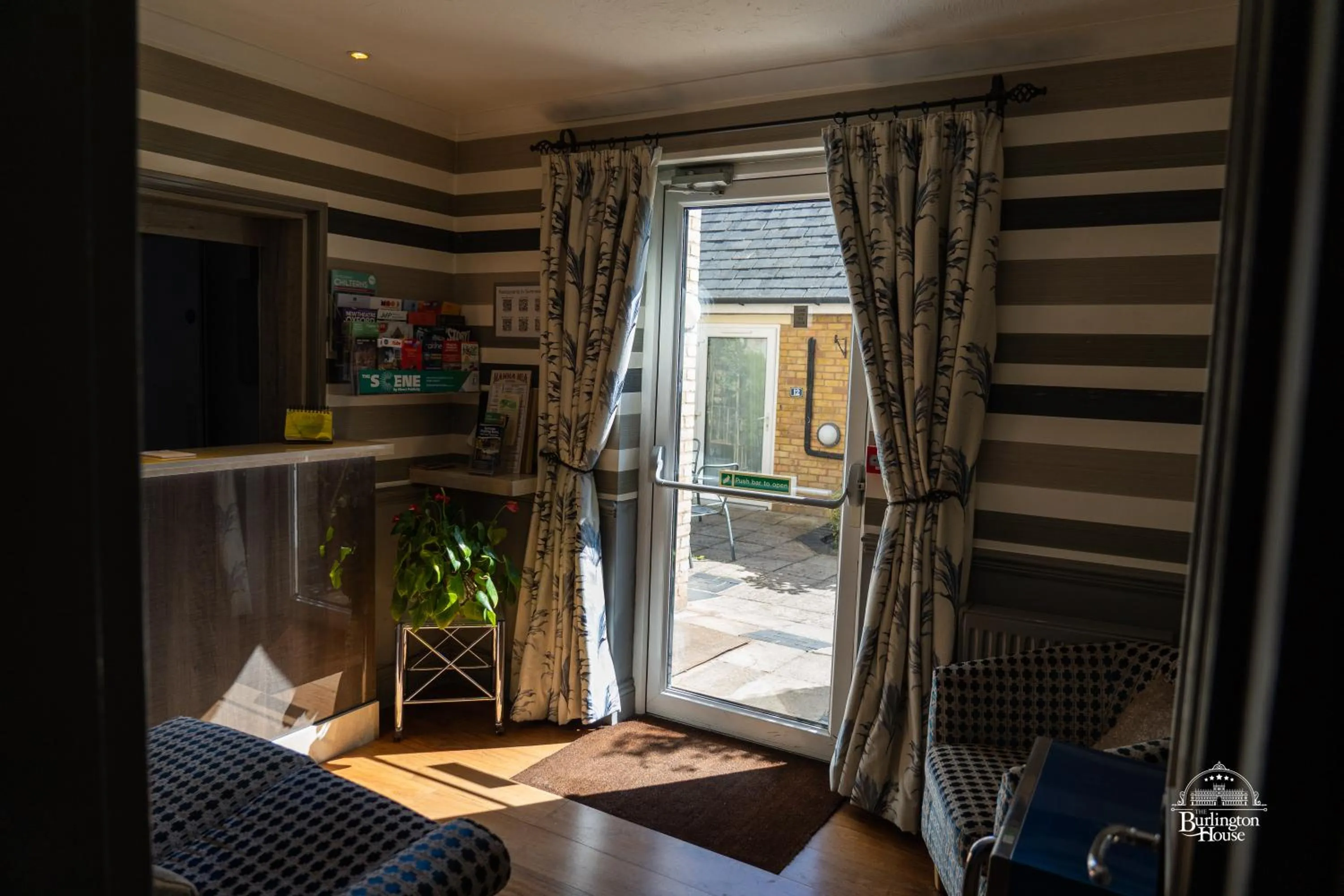 Seating area in Burlington House Boutique