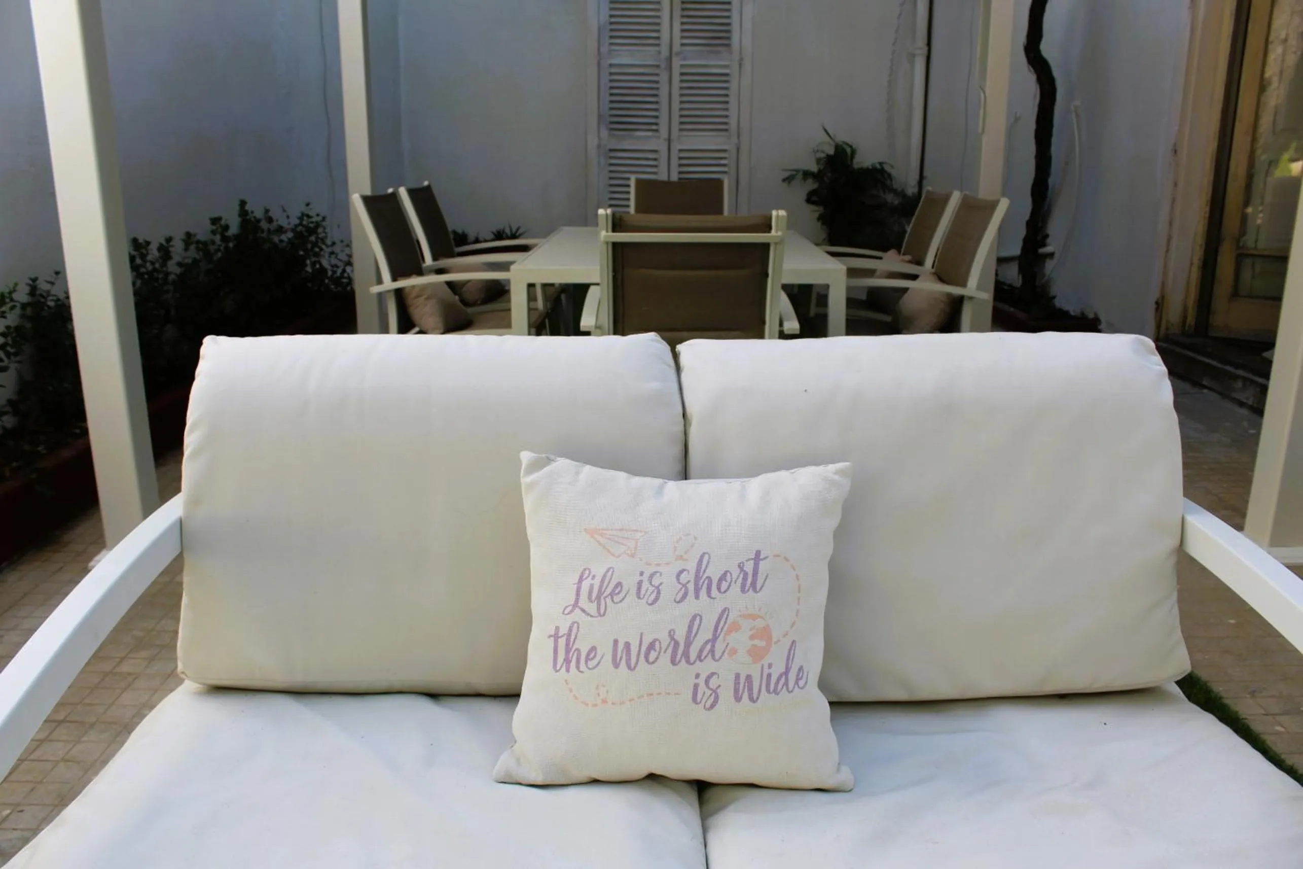Seating area in The Red Farm Relais & Spa