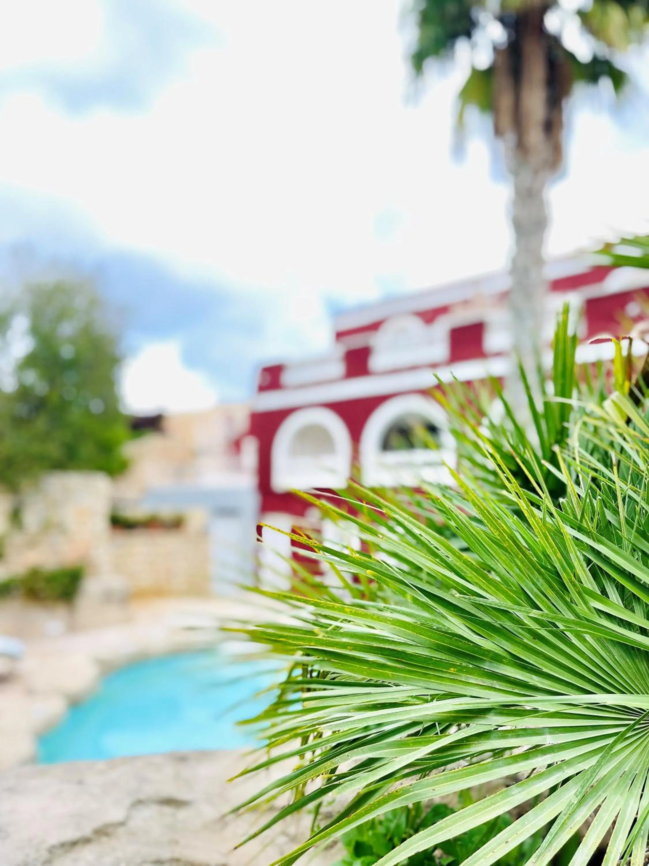 Swimming pool in The Red Farm Relais & Spa
