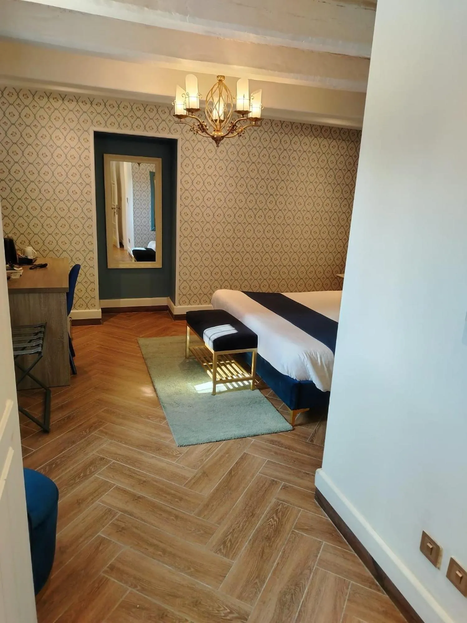 Bedroom, Bed in The Red Farm Relais & Spa