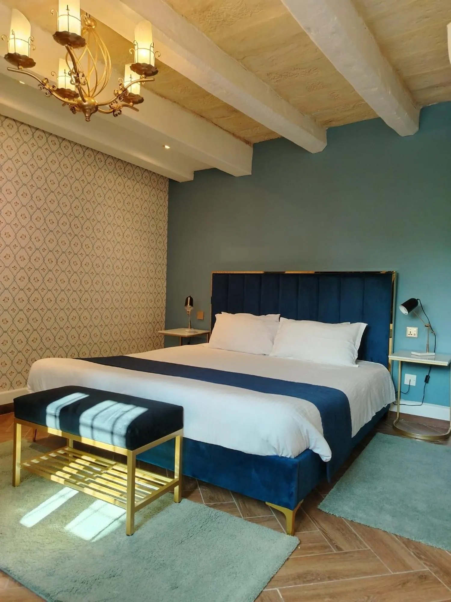 Bedroom, Bed in The Red Farm Relais & Spa