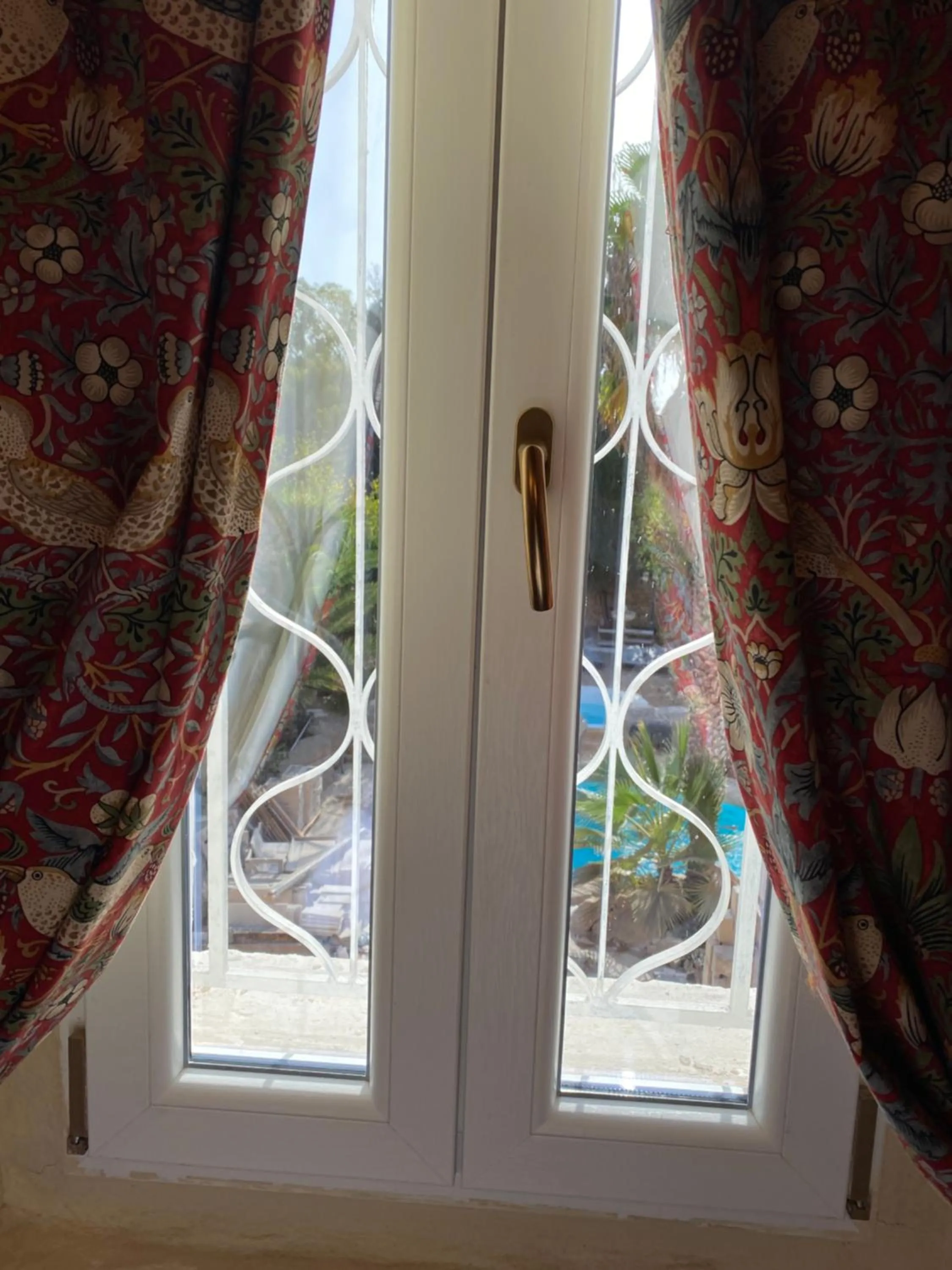 Pool view in The Red Farm Relais & Spa