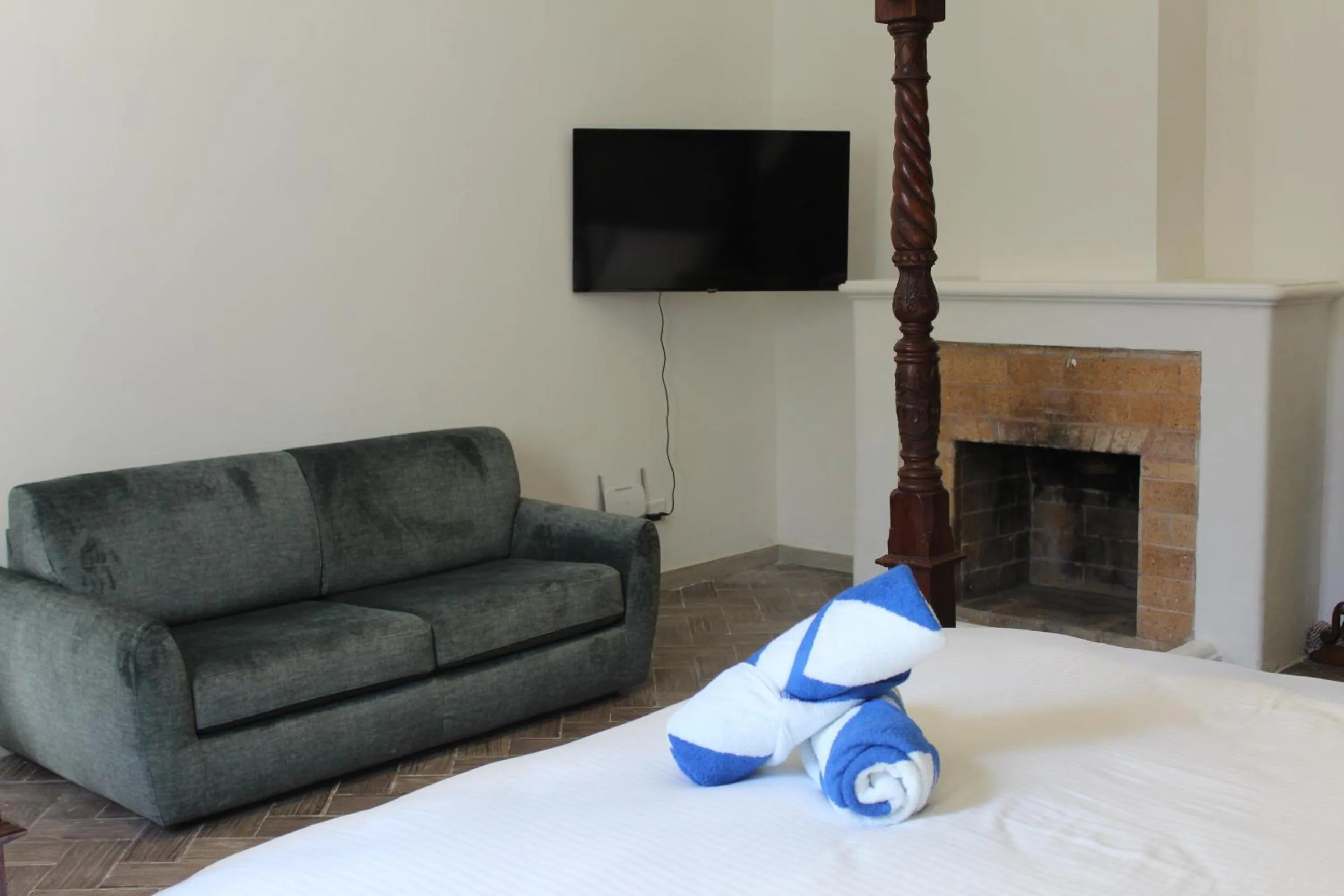 Bedroom in The Red Farm Relais & Spa