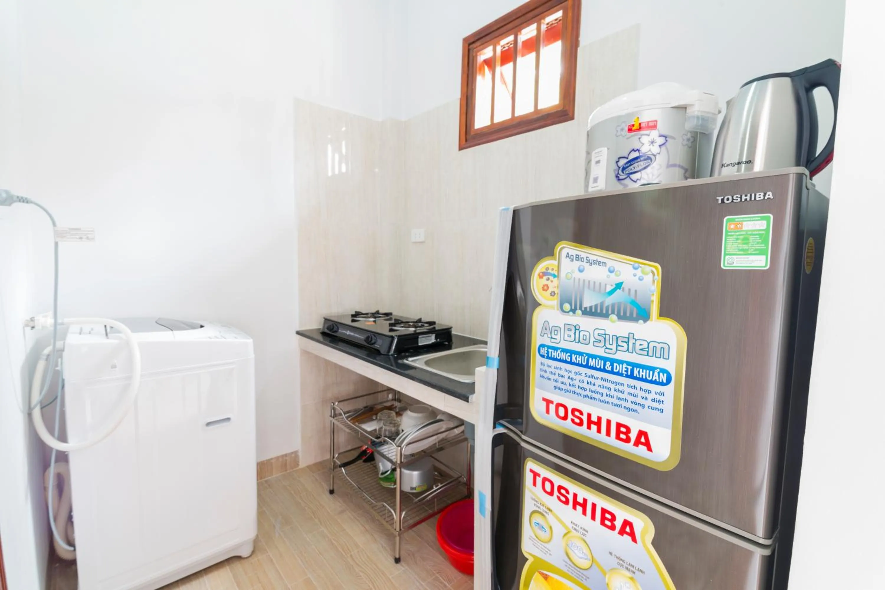 Kitchen or kitchenette in Wings Bungalow