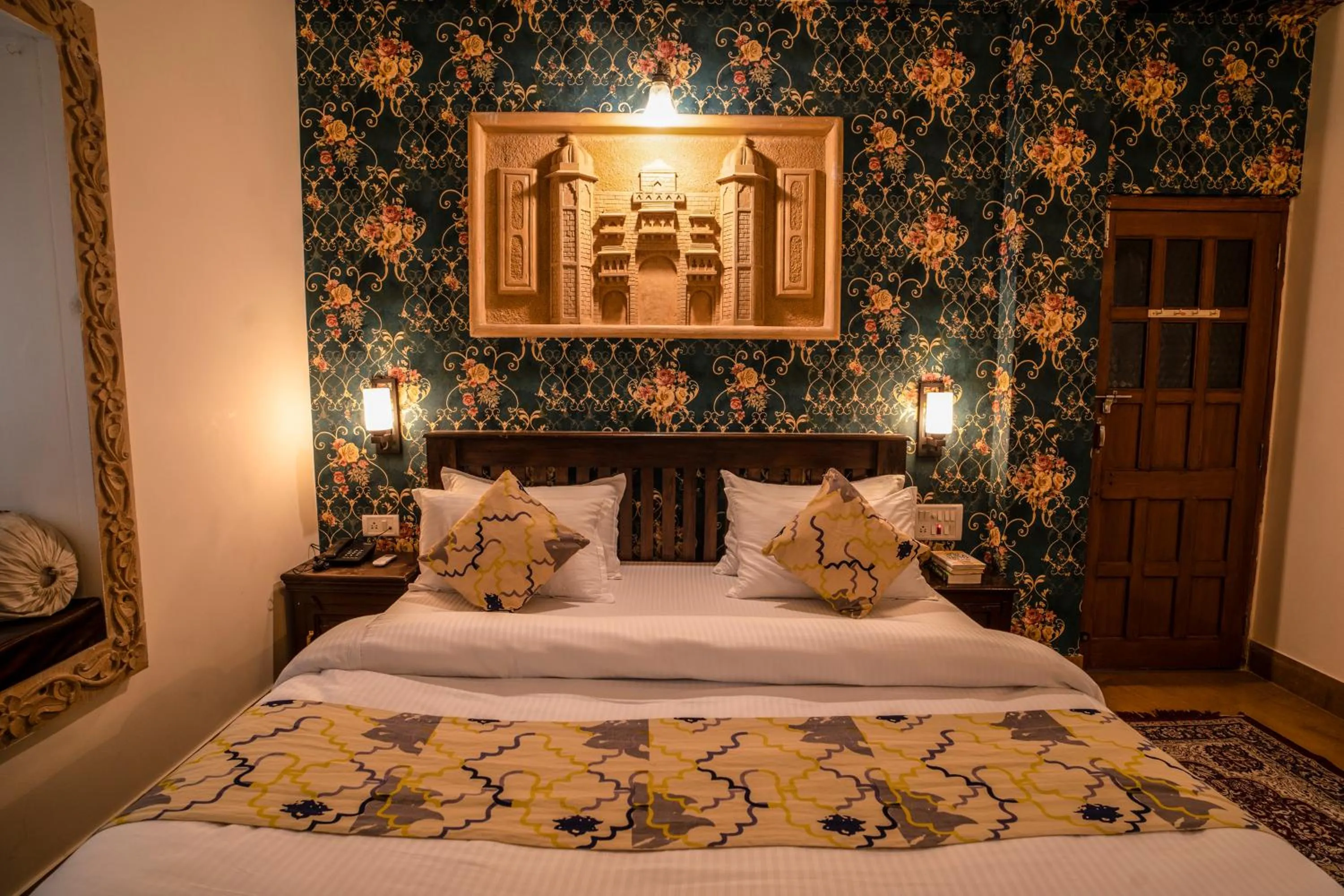 Bedroom, Bed in Tripli Hotels Prithvi Palace