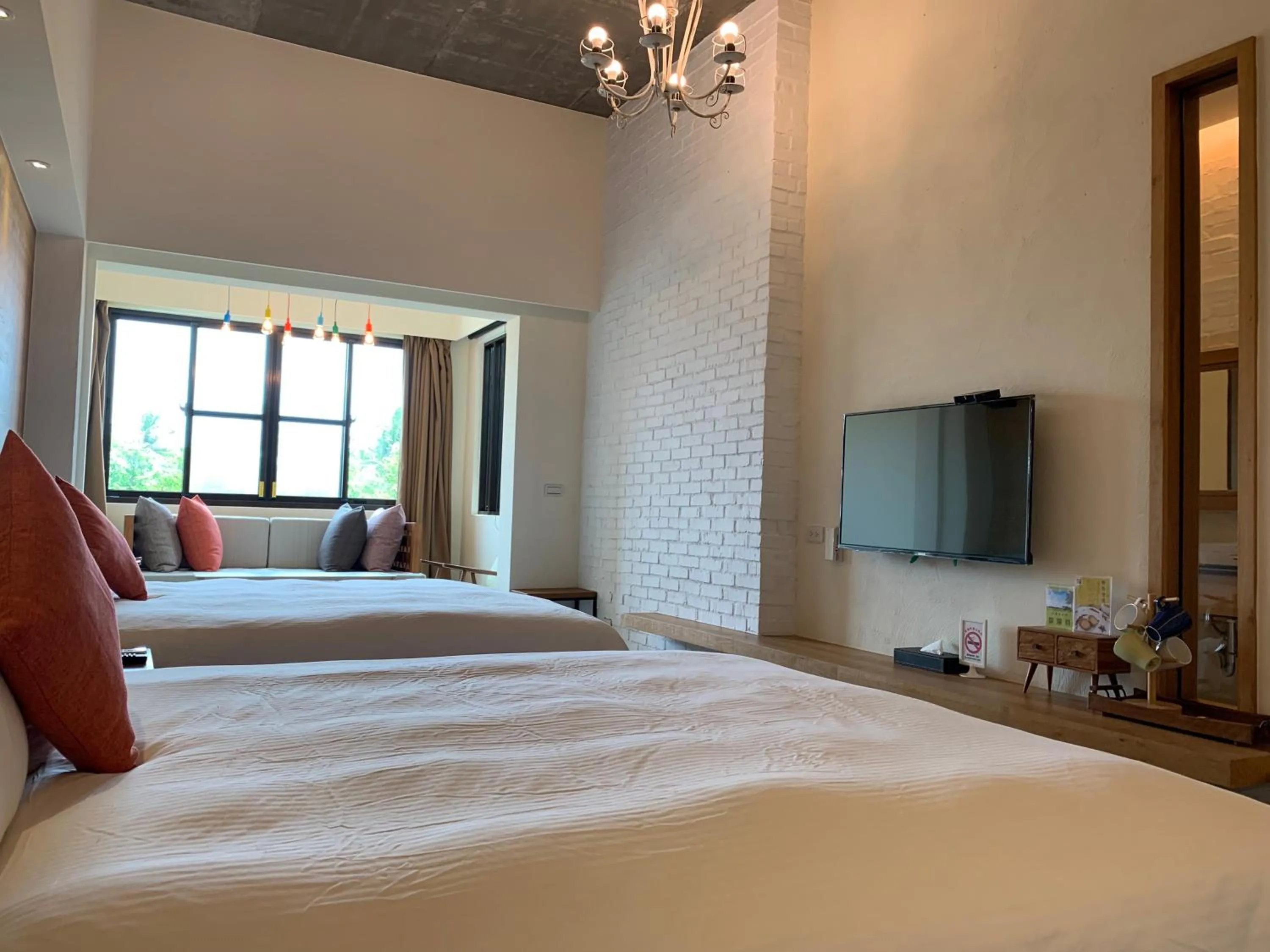 Bed in Beras Manor Kenting
