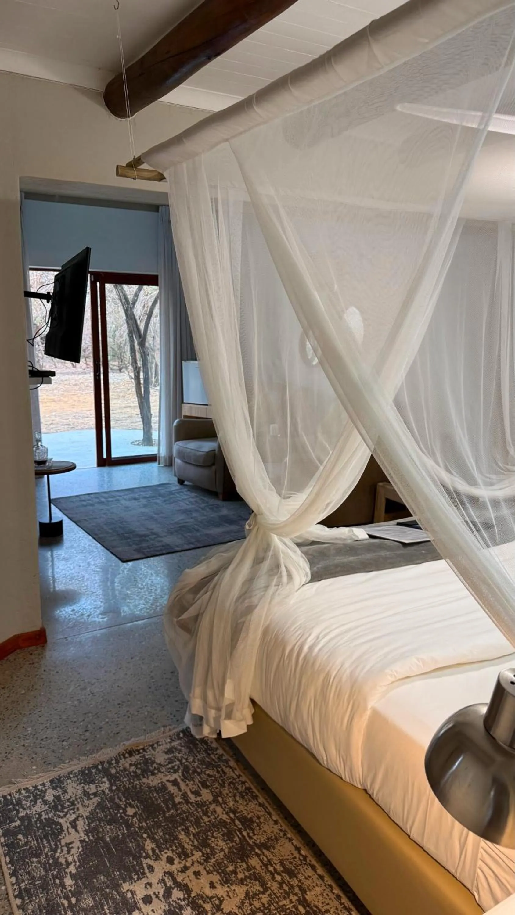 Bed in Kruger Riverside Lodge - No Load-shedding