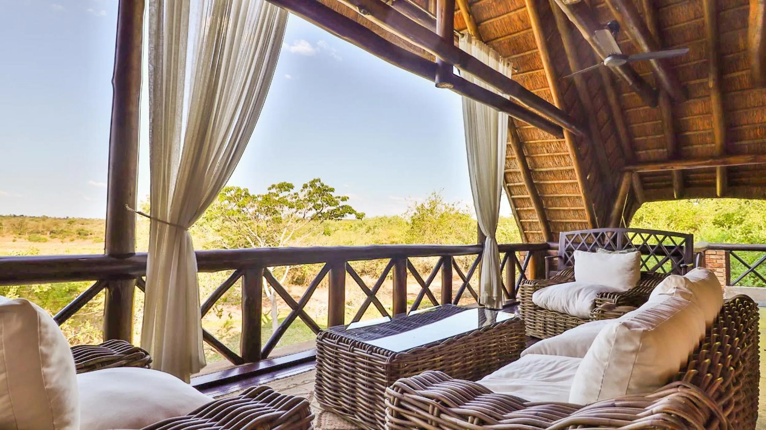 Balcony/Terrace in Kruger Riverside Lodge - No Load-shedding