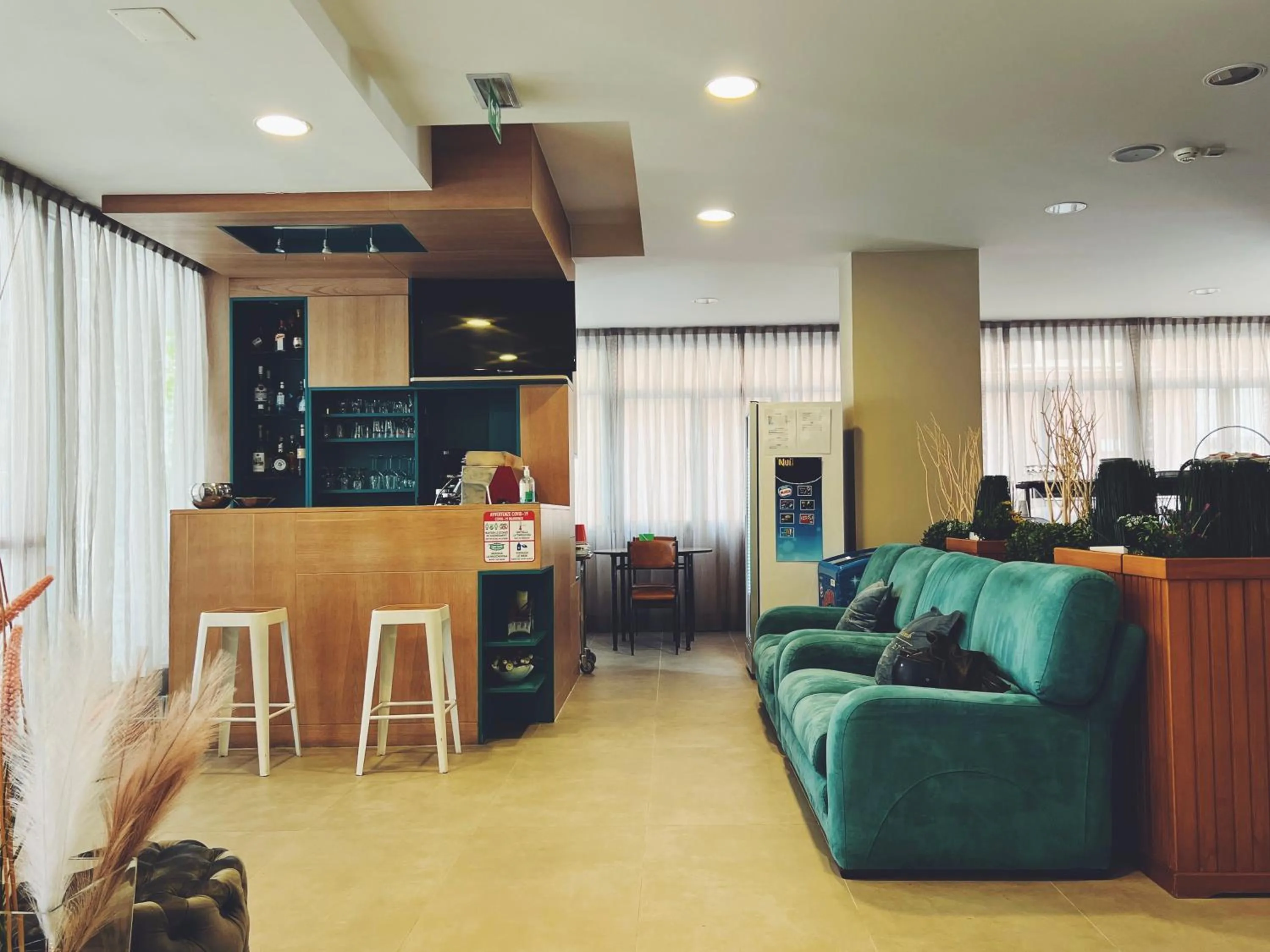 Lobby or reception in Hotel Ramona