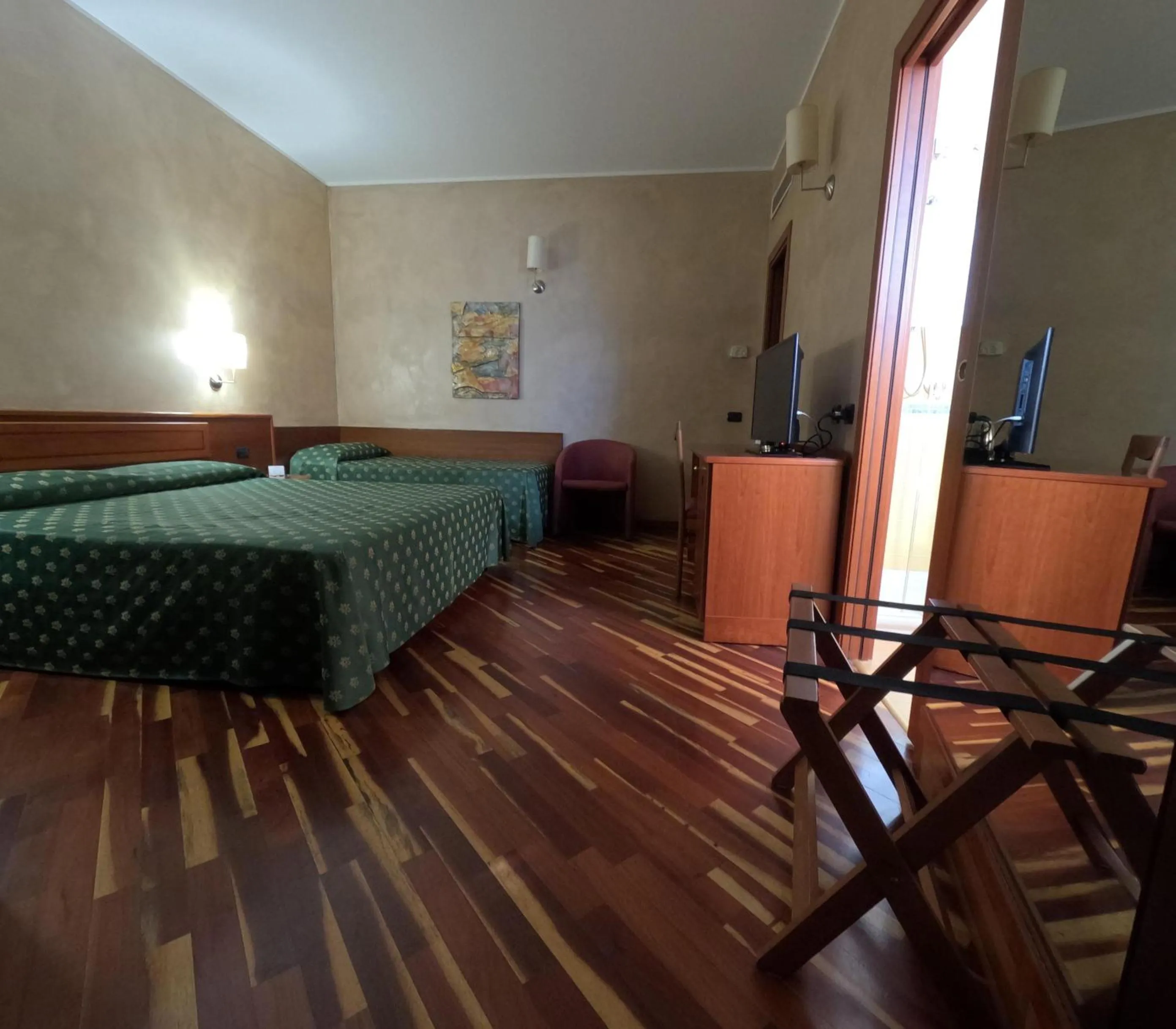 View (from property/room), Bed in Hotel Air Bag