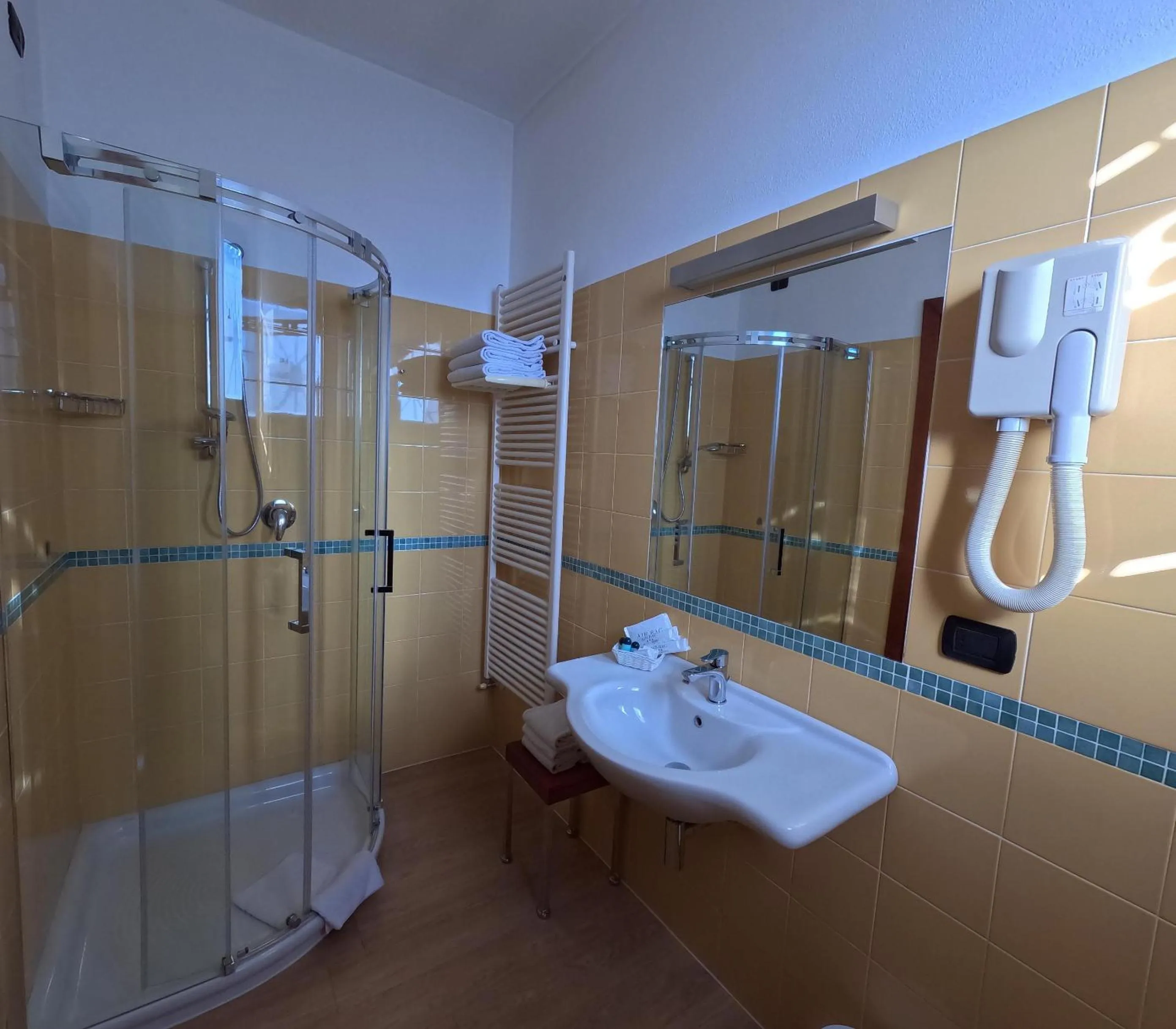 Shower in Hotel Air Bag