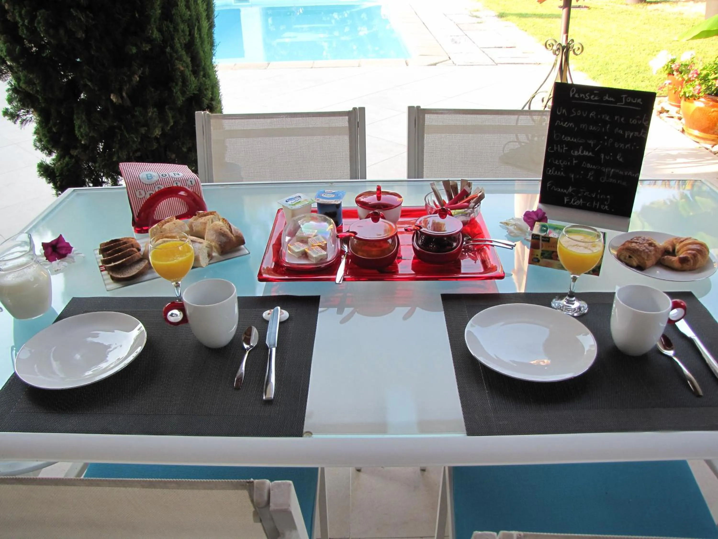 Patio in Casa Rurale Lou Pichoun Nis