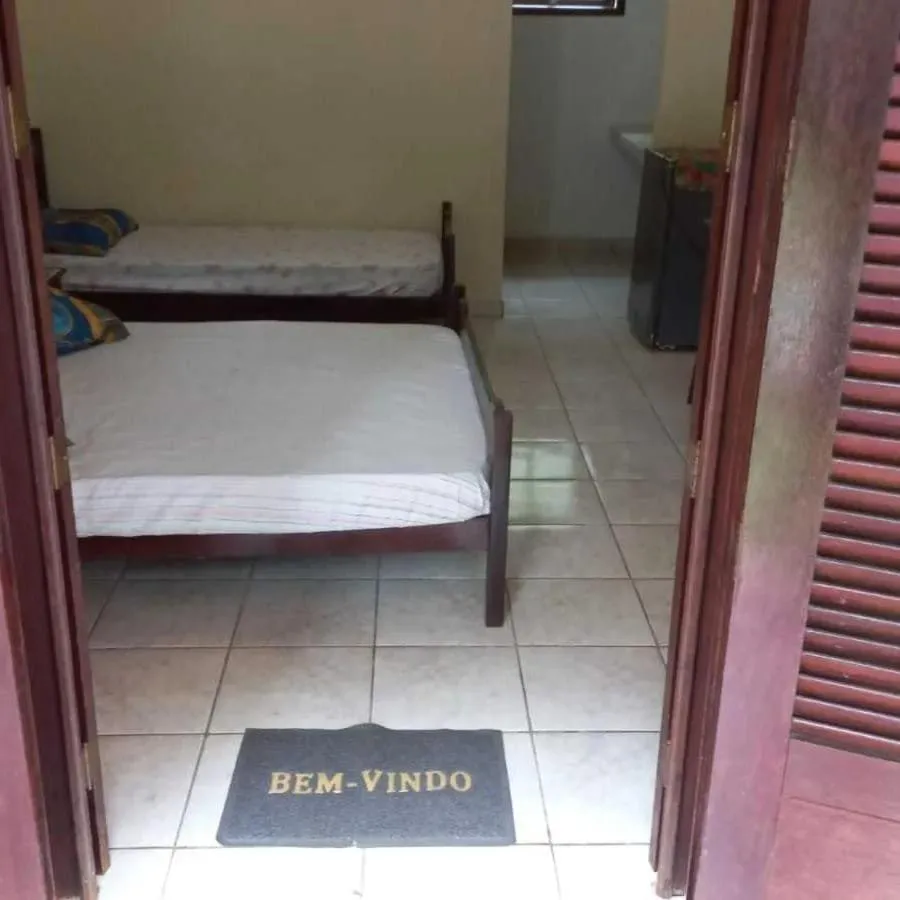 Bed in Ubatuba's Surf hotel