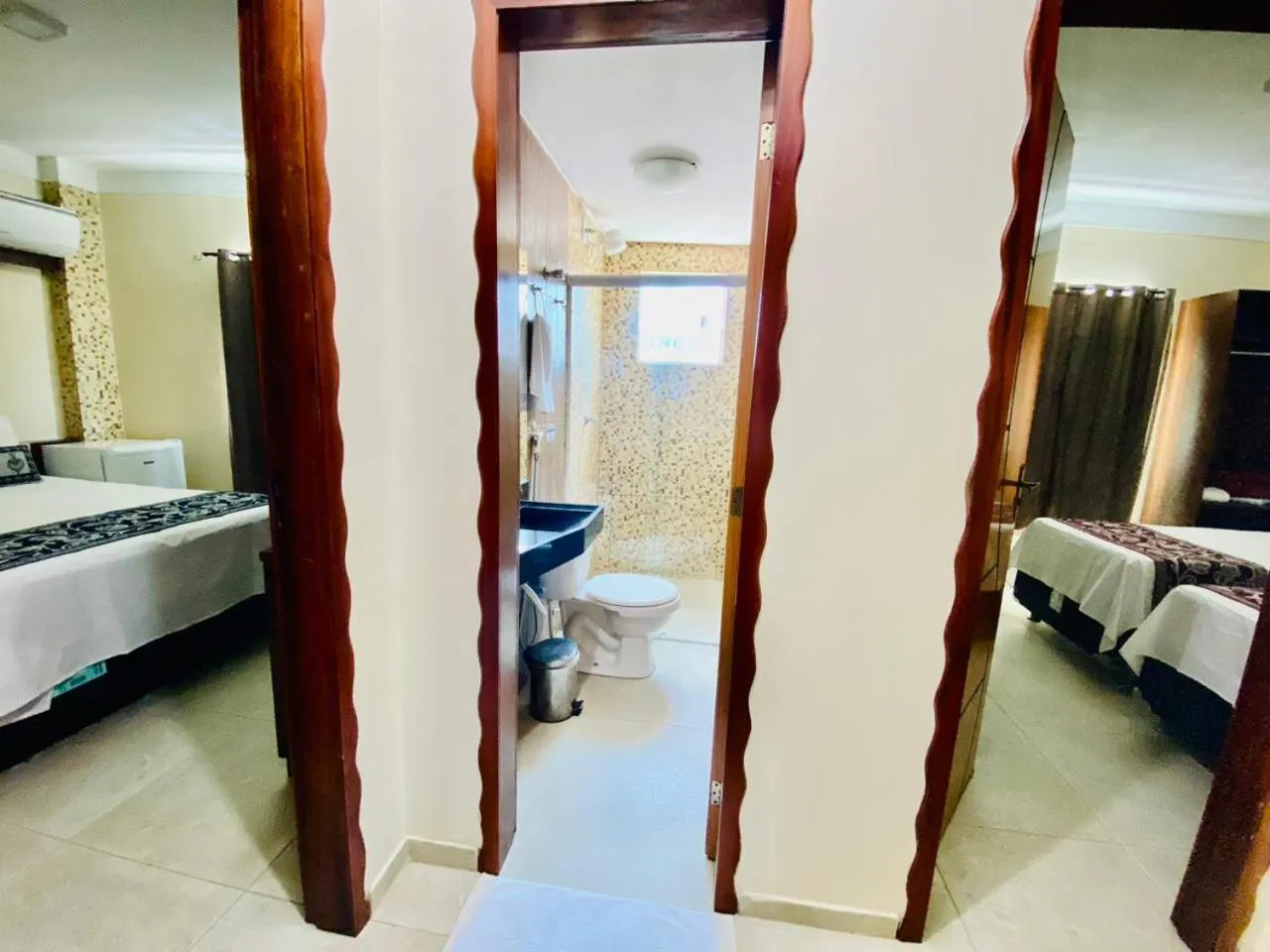 Bed in Hotel Camocim