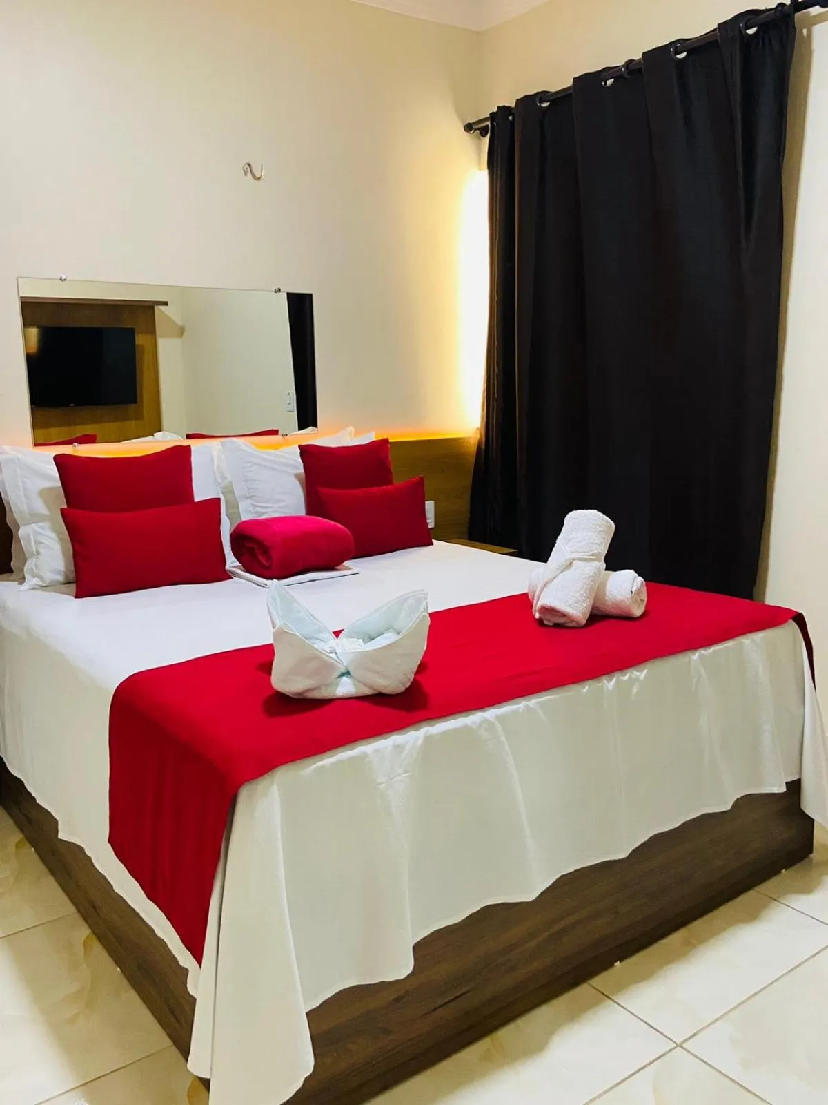 Bed in Hotel Camocim