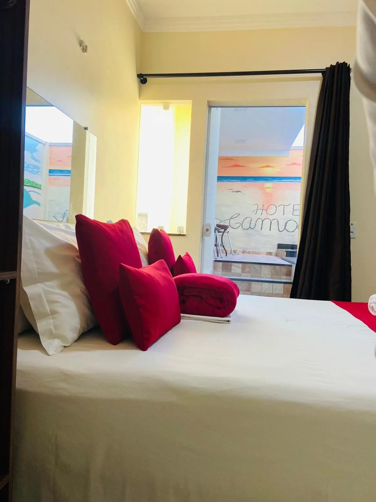 Bed in Hotel Camocim