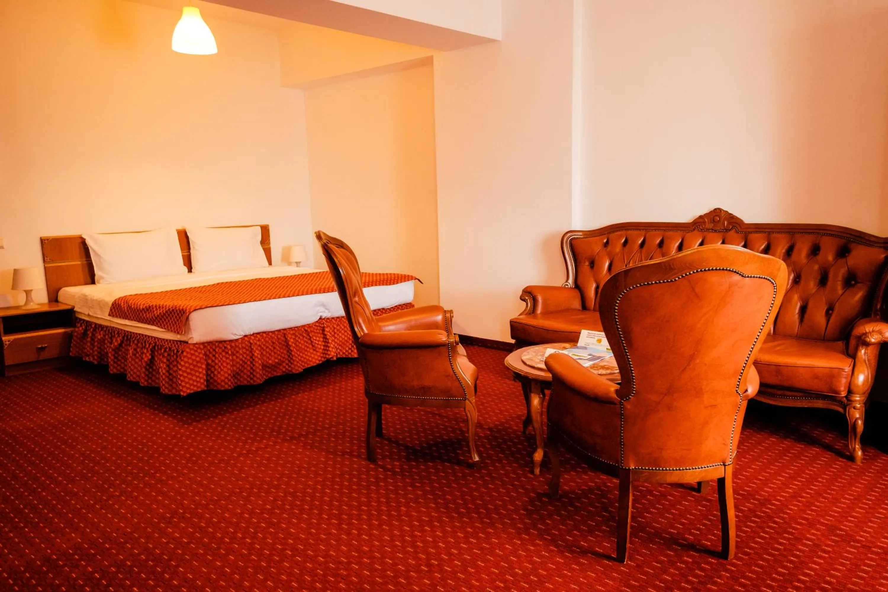 Seating area, Bed in West Gate Studios