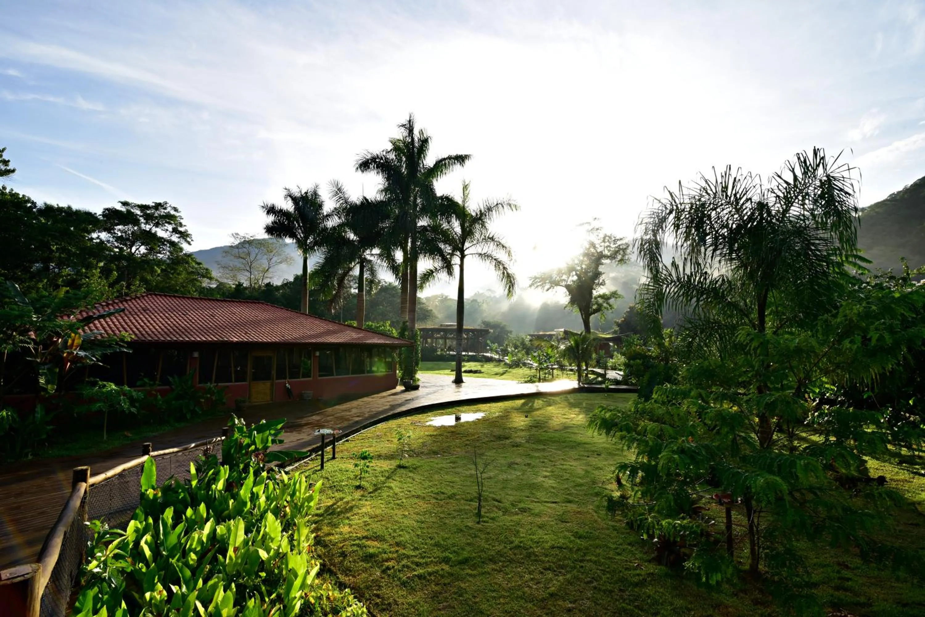 Facade/entrance in Banana Bamboo Ecolodge