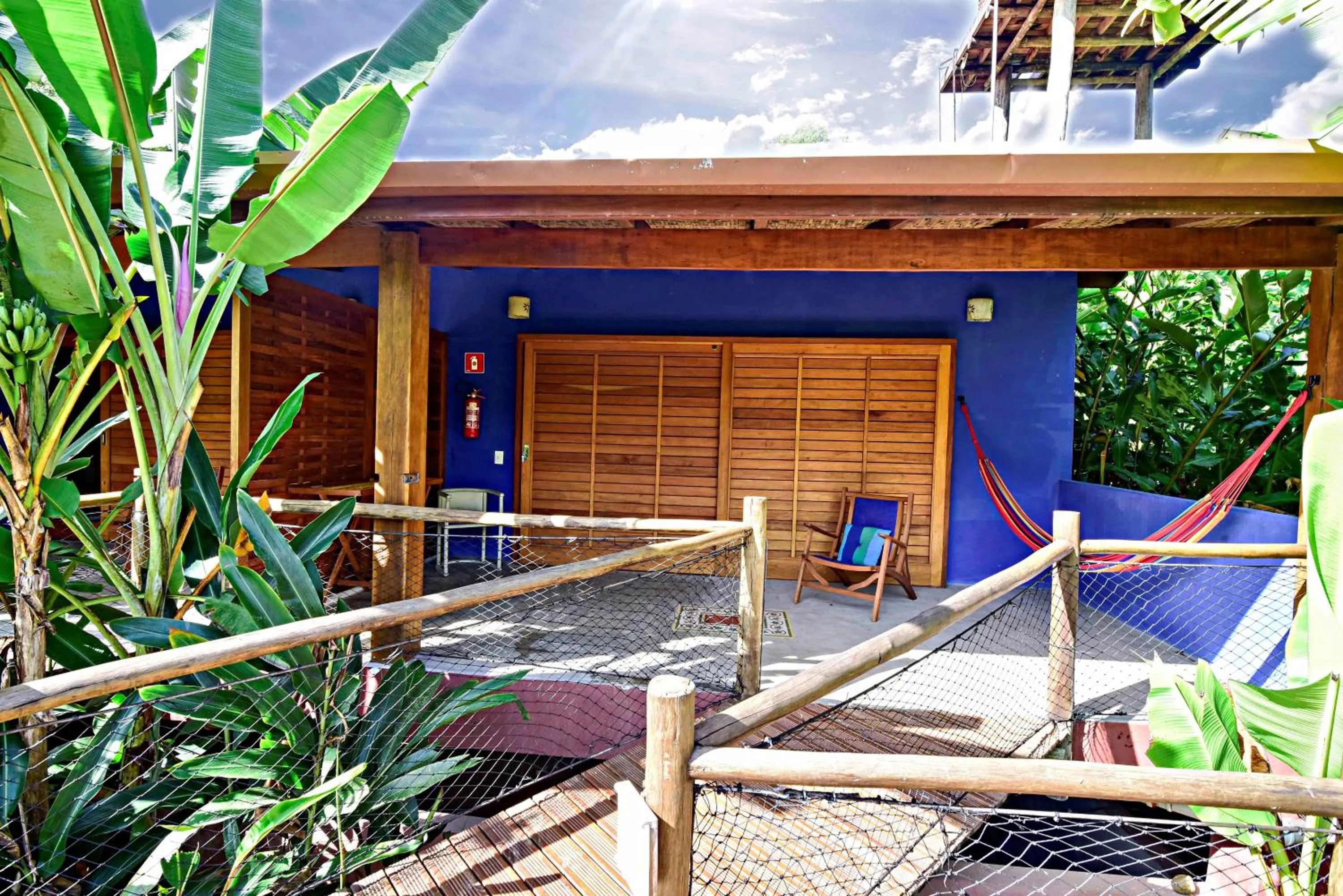 Patio in Banana Bamboo Ecolodge