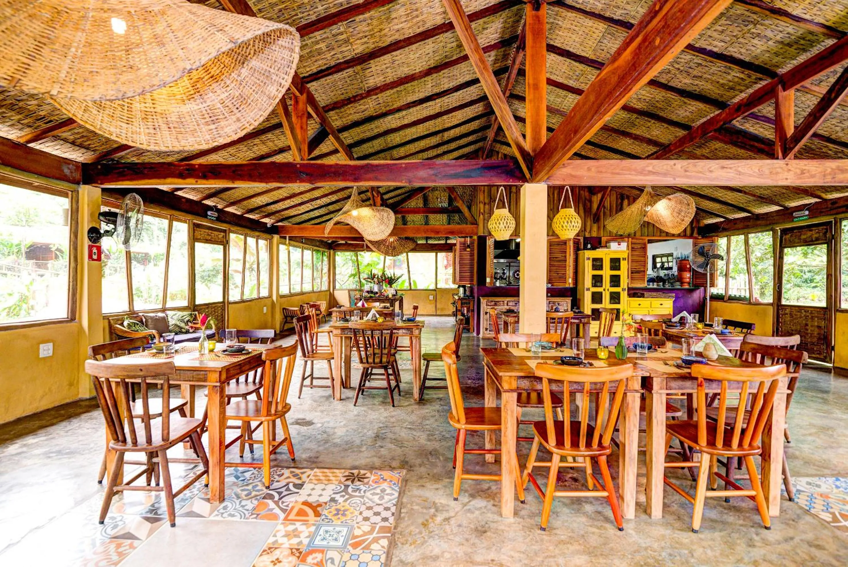 Restaurant/places to eat in Banana Bamboo Ecolodge